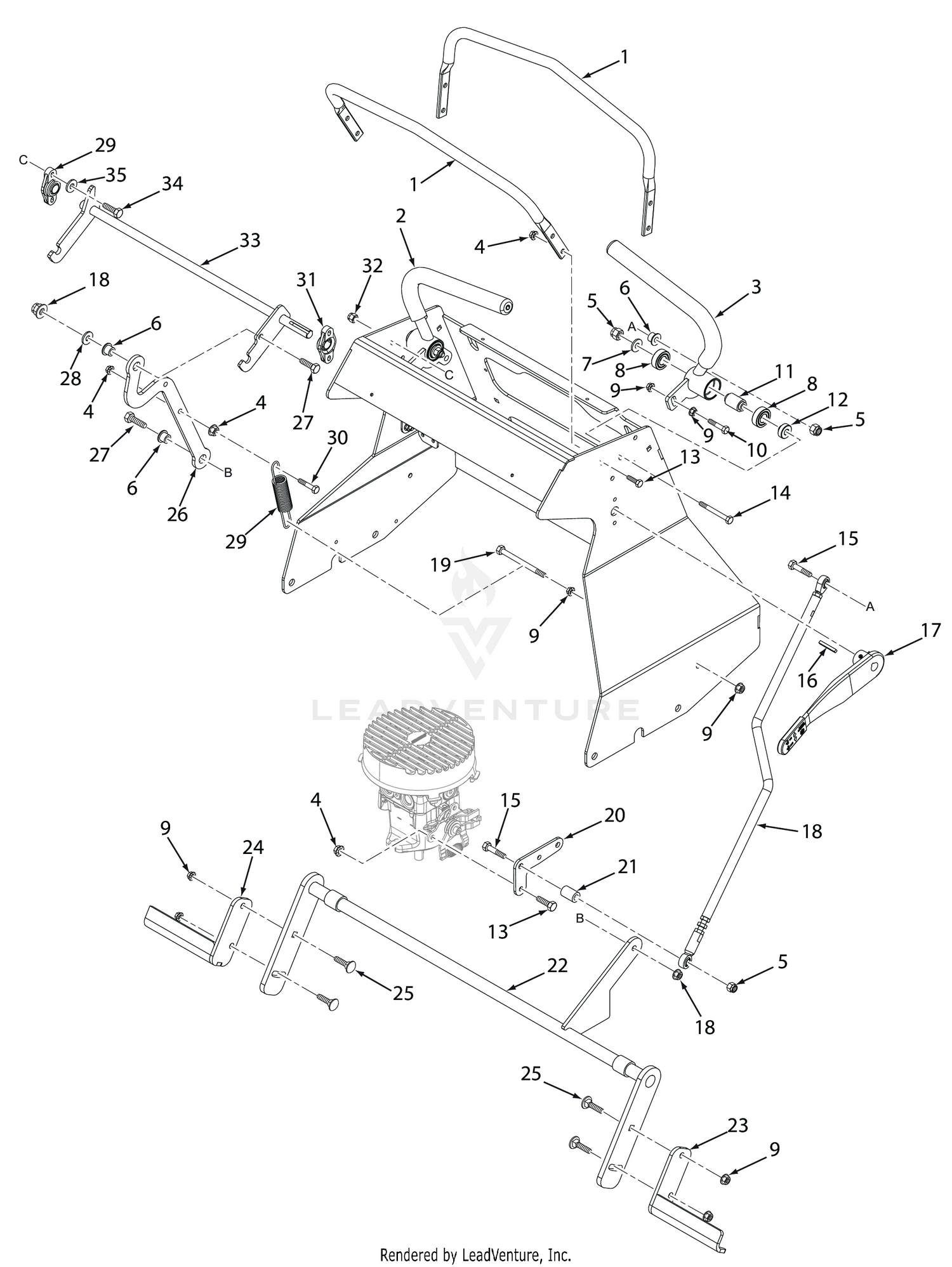 STEERING AND BRAKE CONTROLS