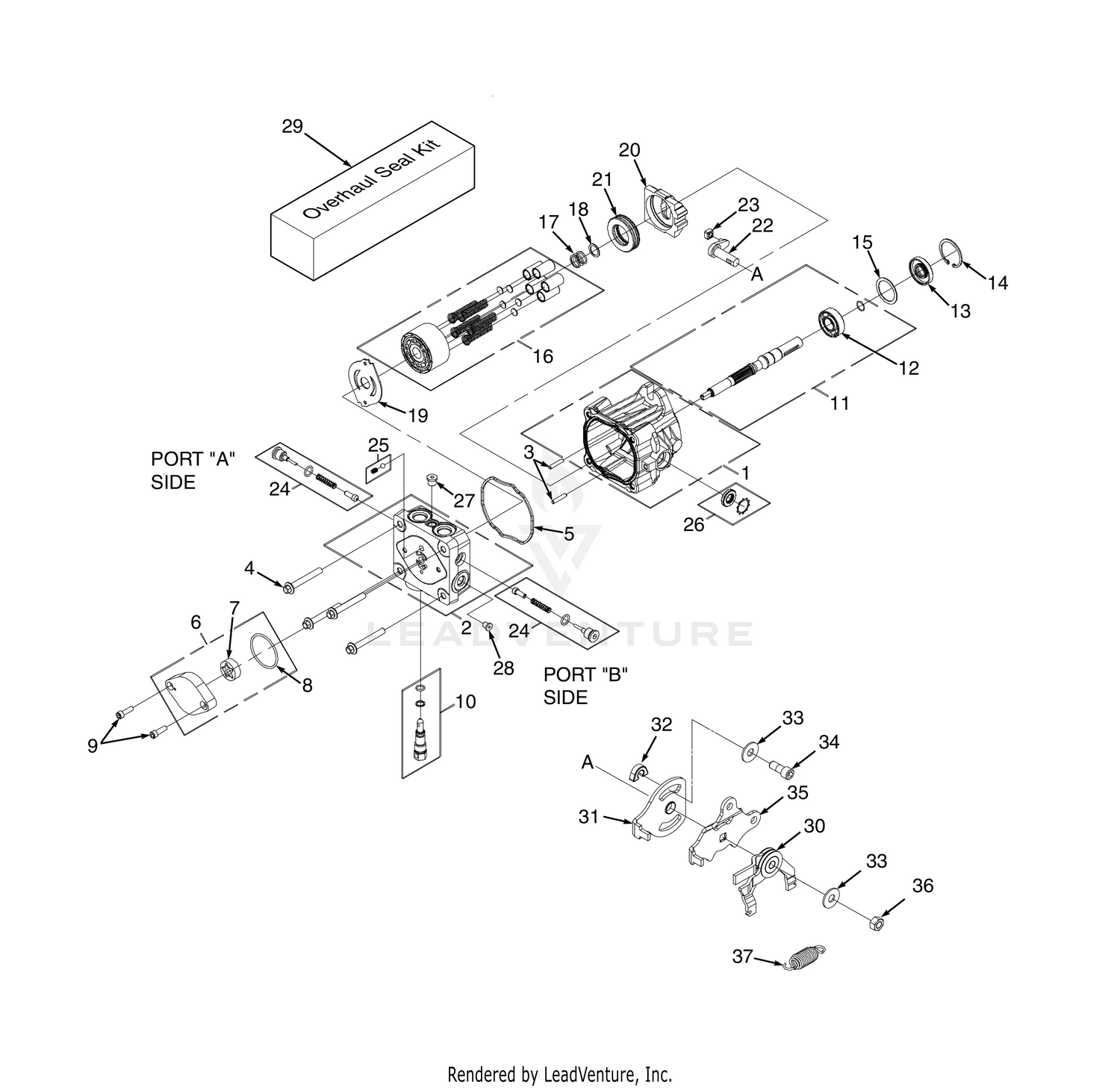 SVRII-32A / 36A HYDRAULIC PUMP