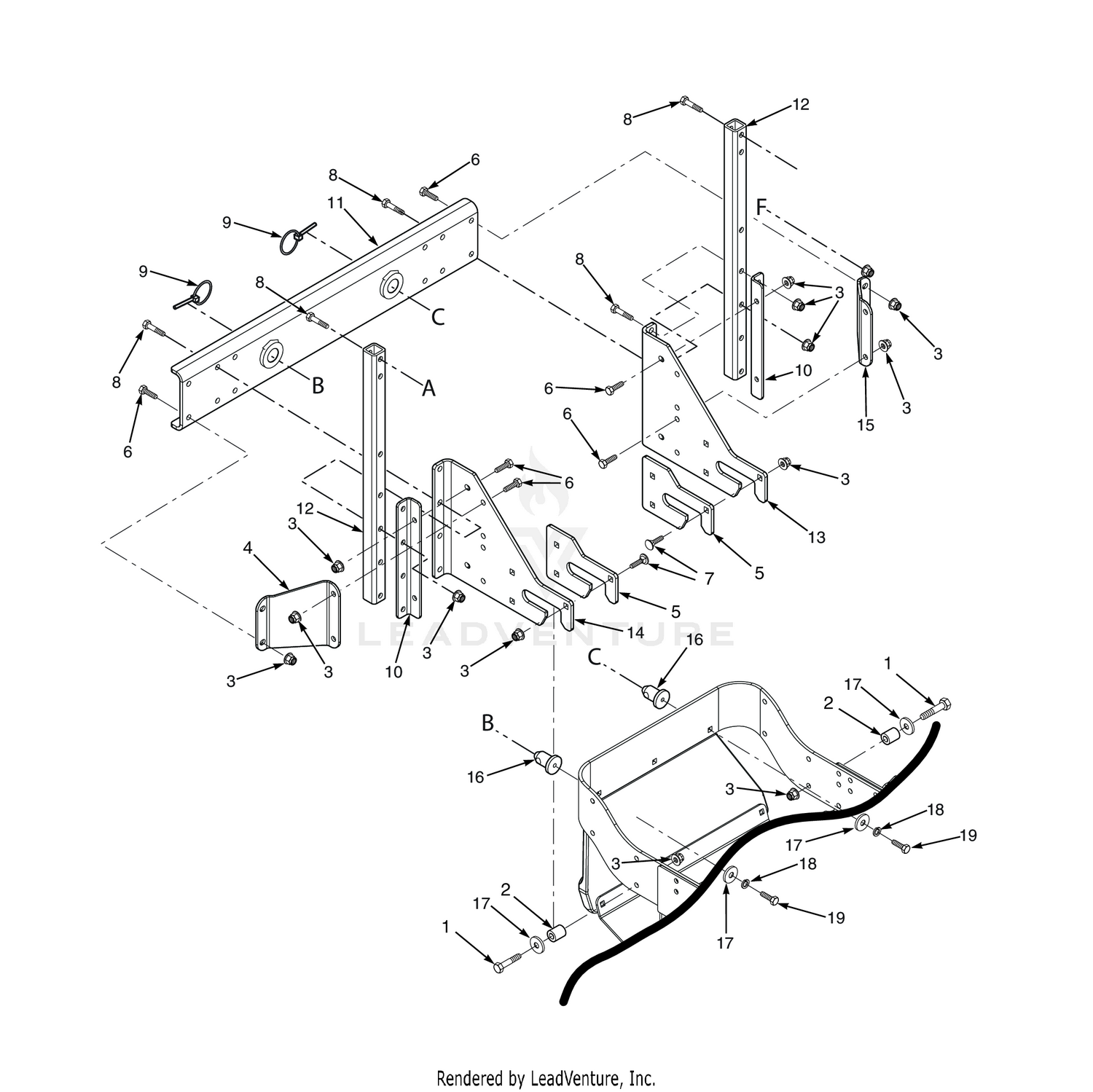 STC SUPPORT FRAME COMPONENTS