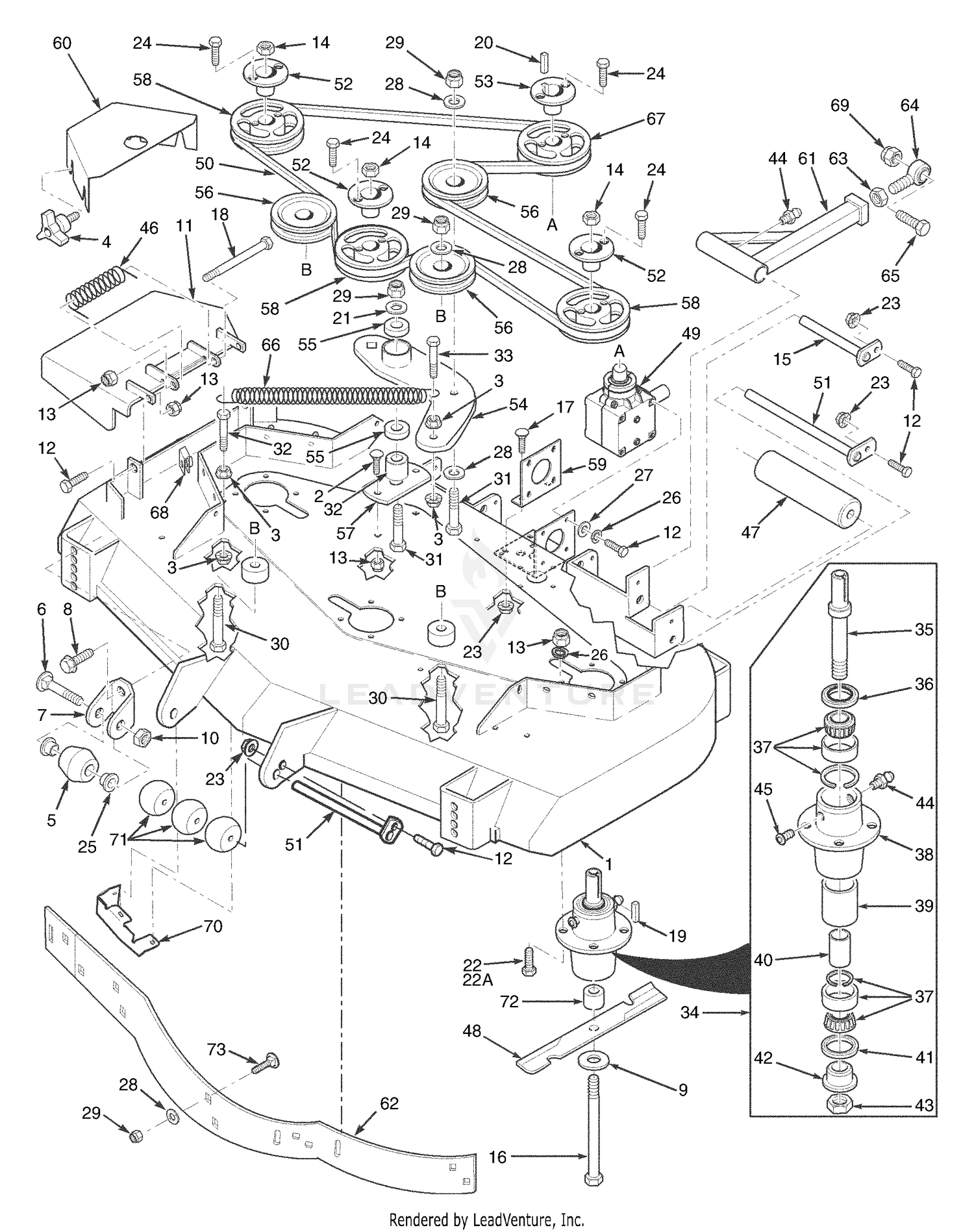 Cutter Deck 72"