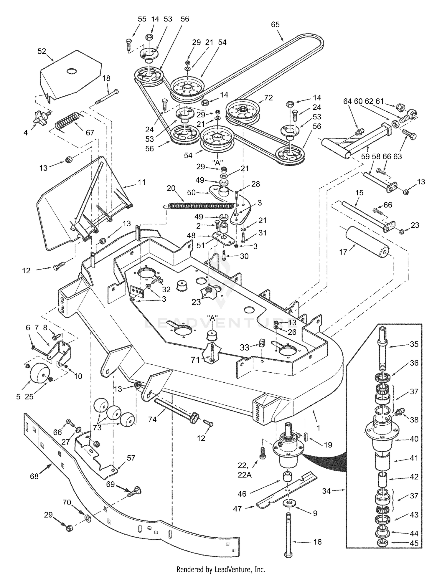 Cutter Deck 61A