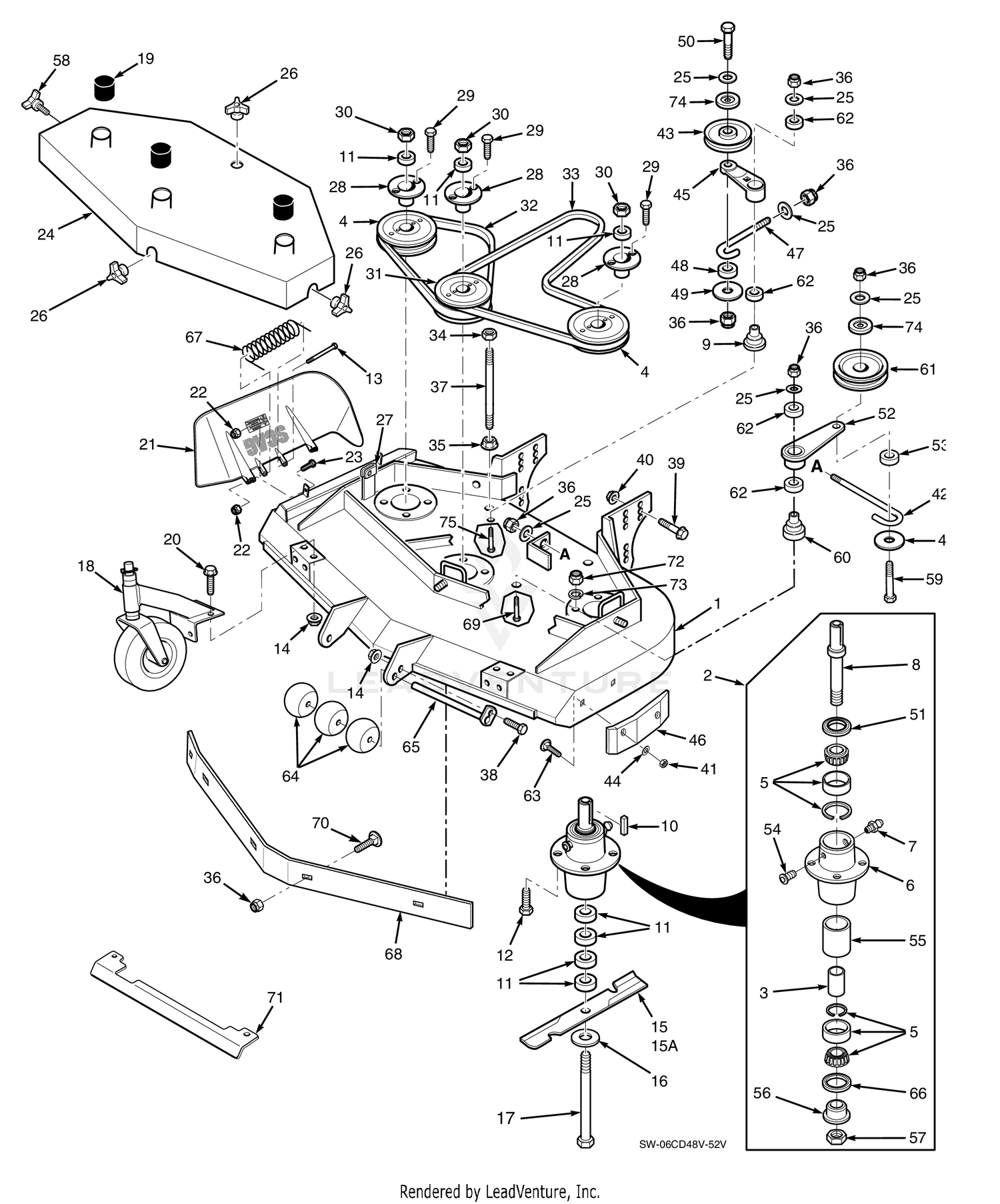 48V CUTTER DECKS