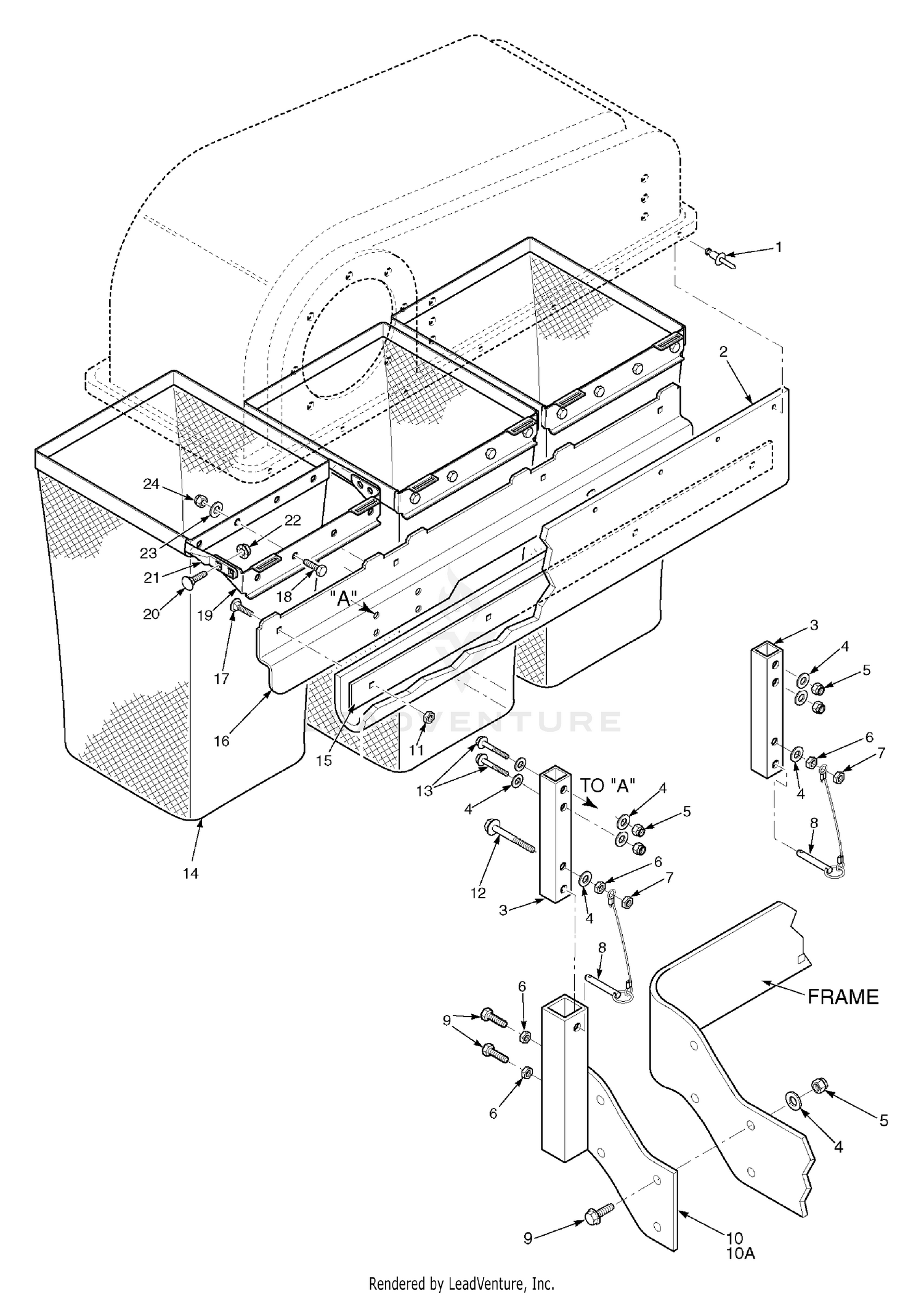 Bucket Support Components (Lower)