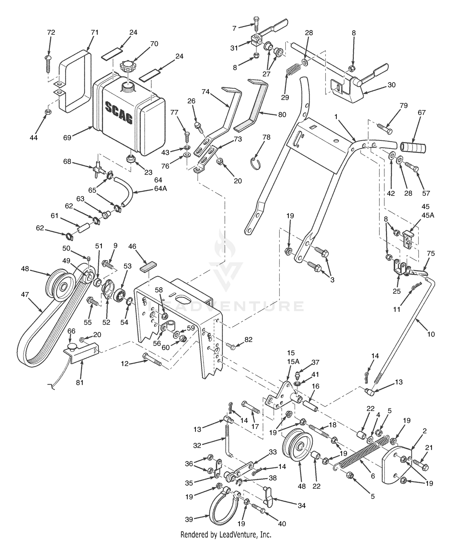 Handle Assembly 15KA & 17KA