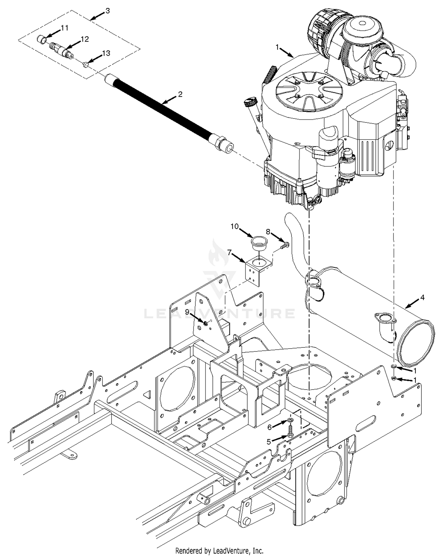 SCZ Engine & Attaching Parts