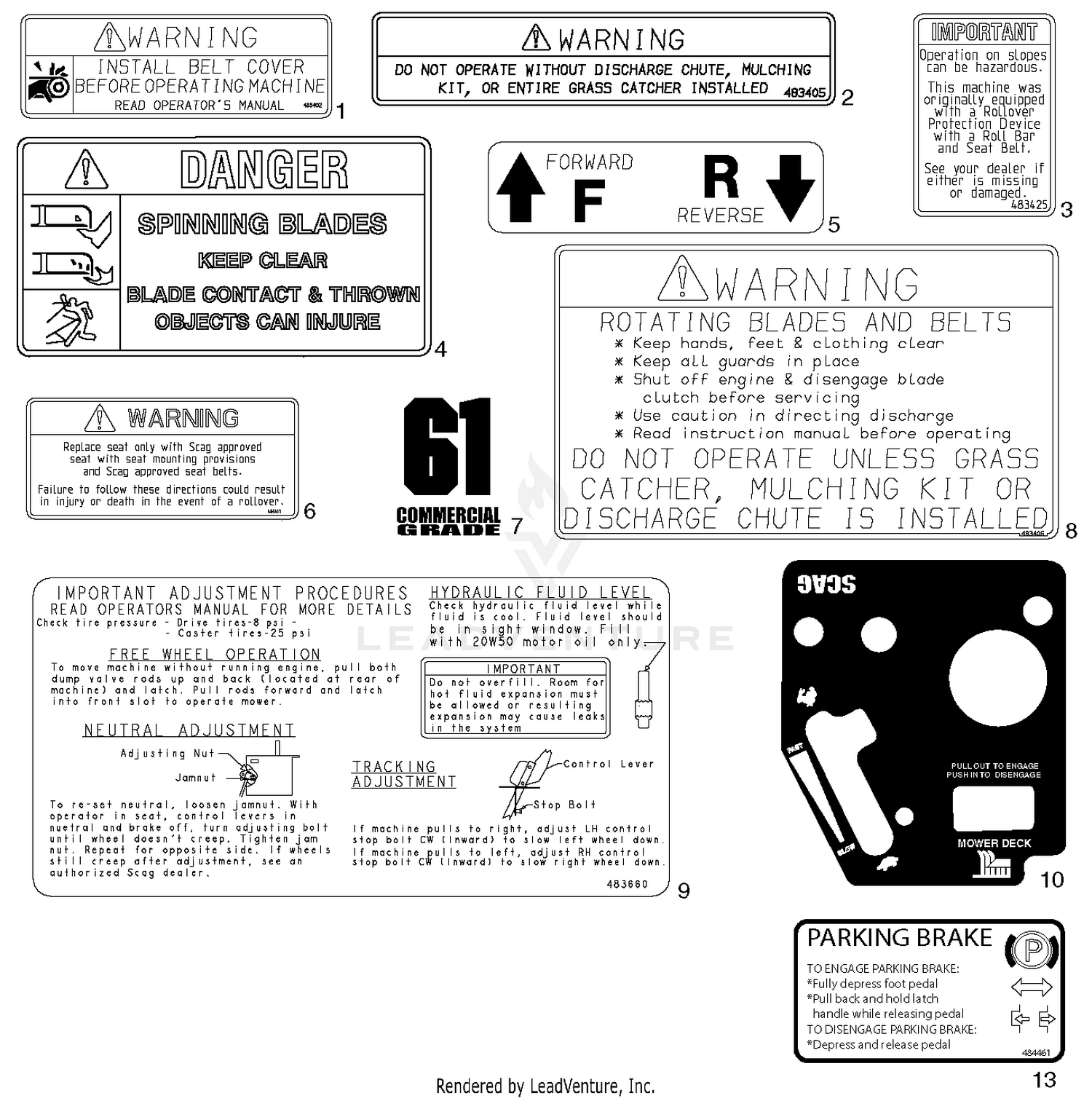 Replacement Decals And Information Plates (Part 1)