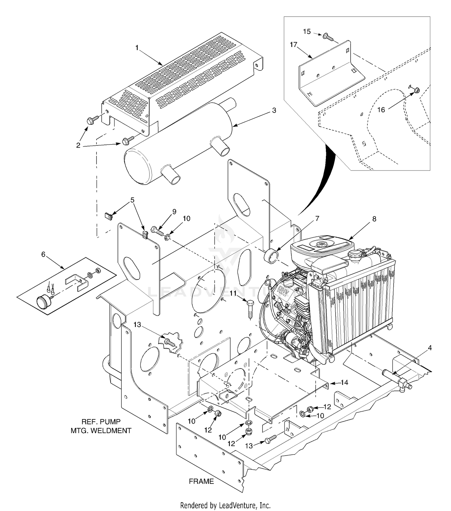 Engine & Attaching Parts - 23HP, 27HP, 29HP-DFI KA & 31BV