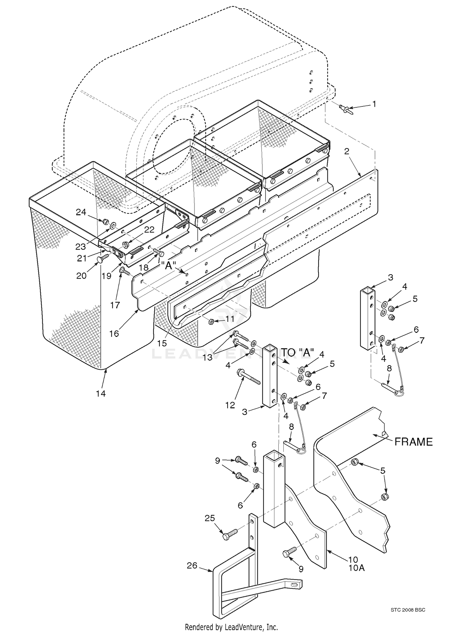 Bucket Support Components (Lower)