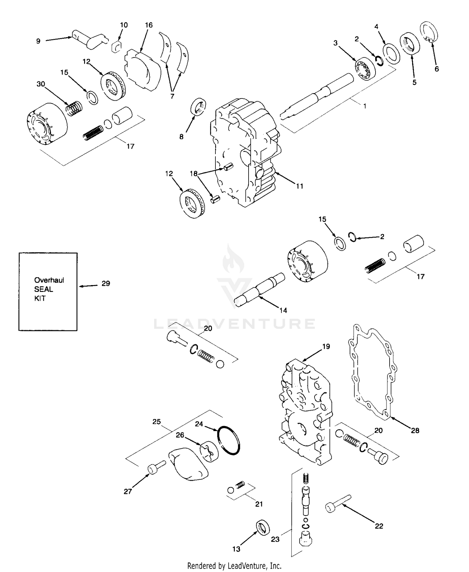 BDU-10L Hydraulic Pump