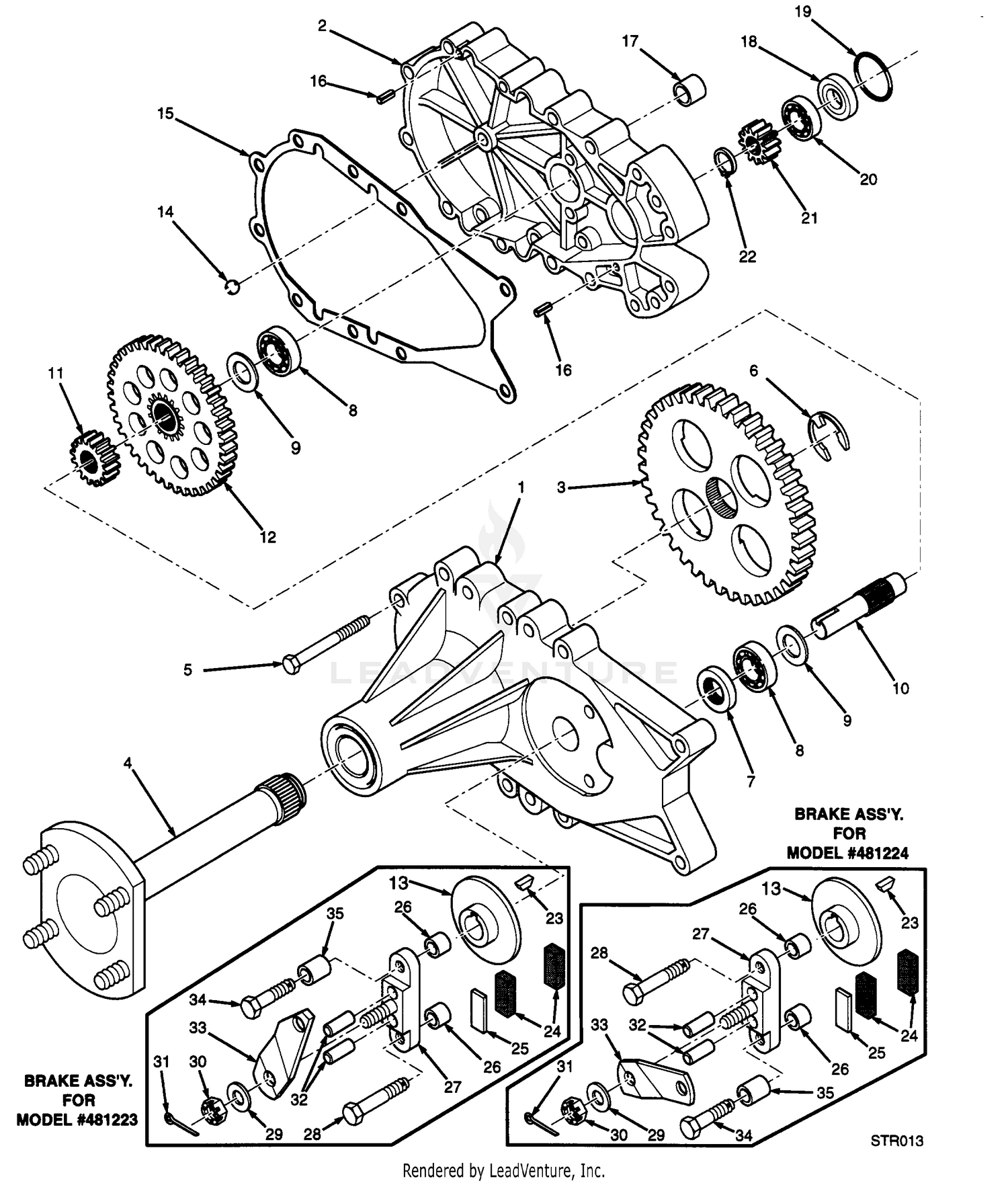 HYDRO-GEAR AXLE ASSEMBLY
