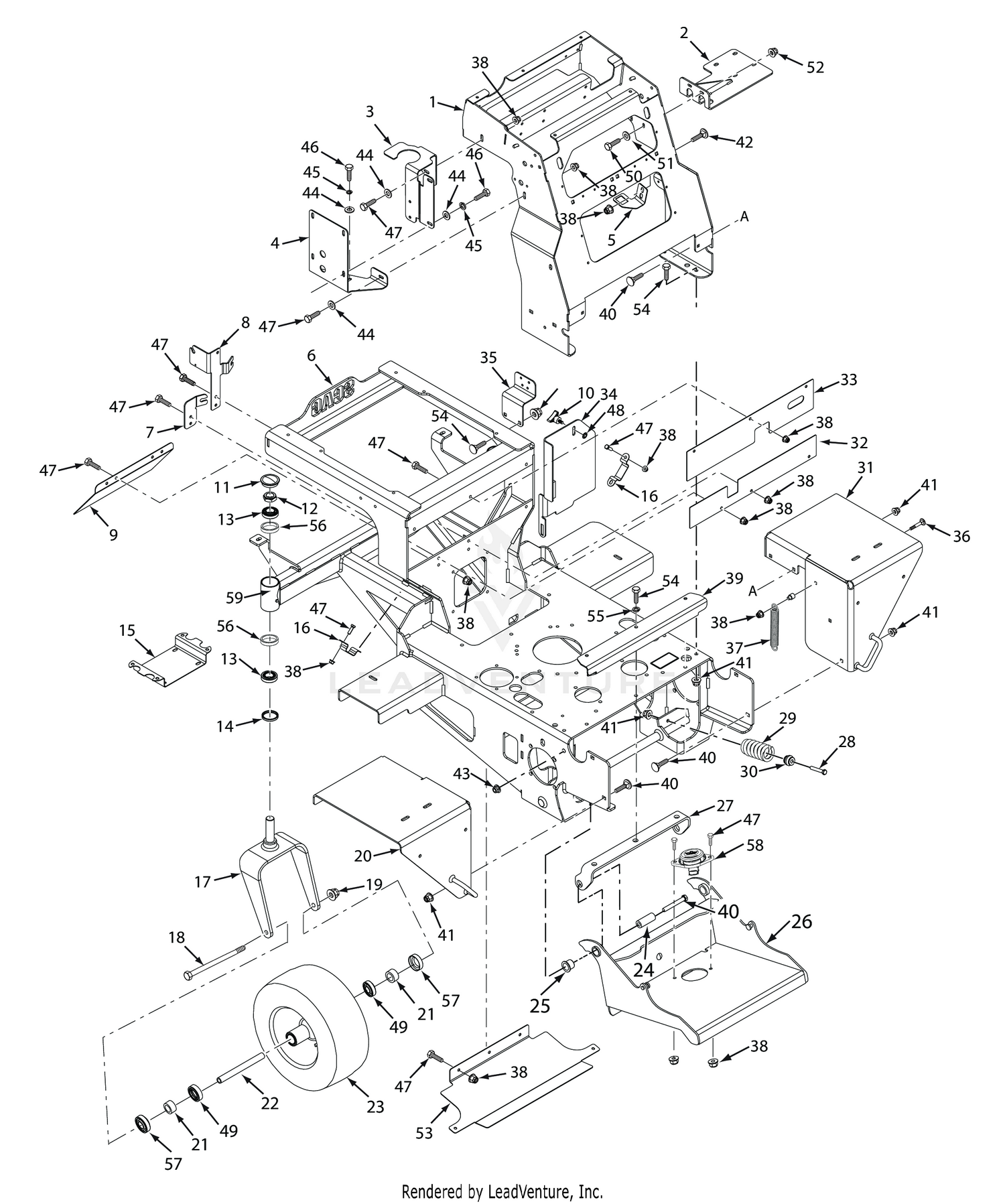 STS 60XL SHEET METAL COMPONENTS