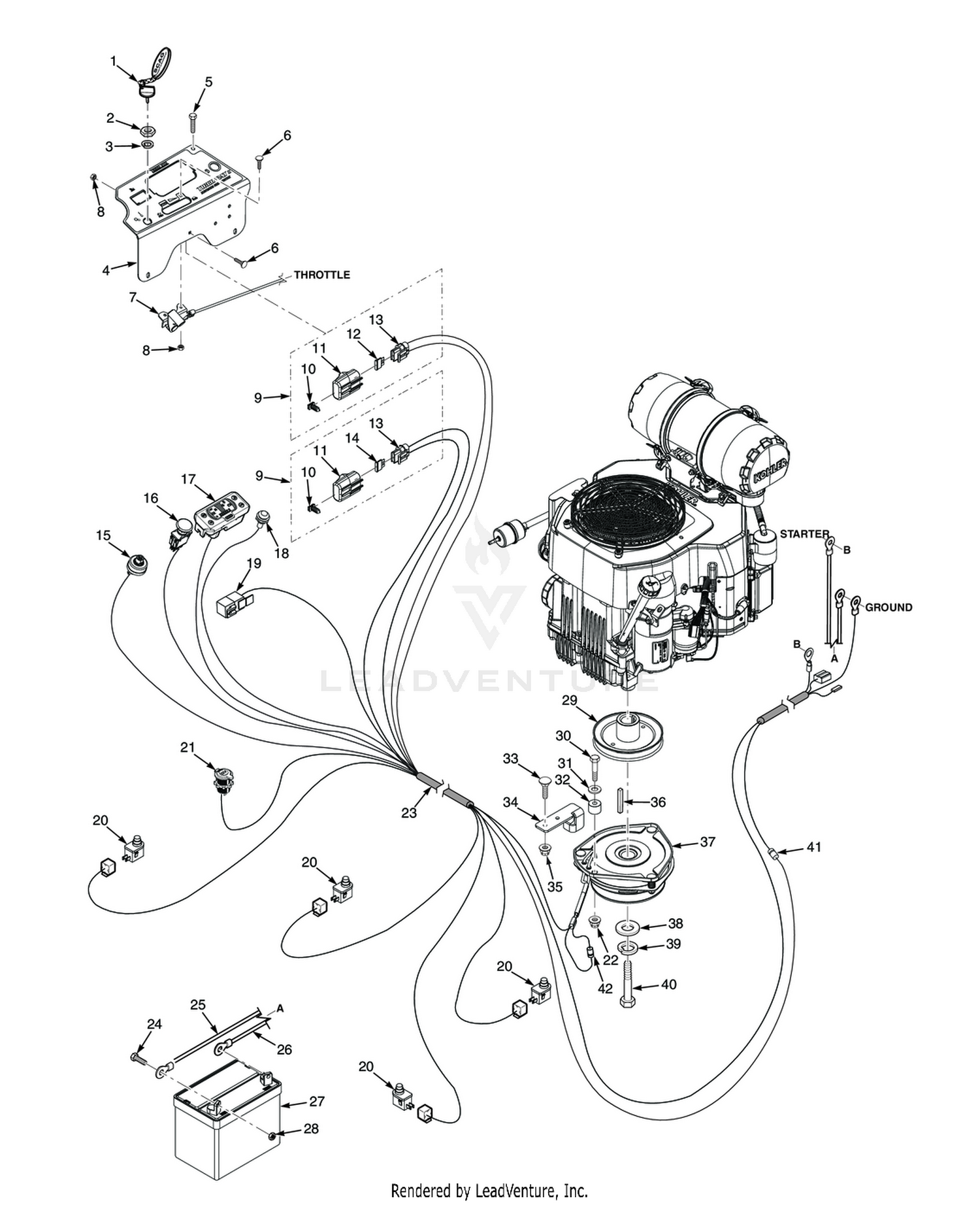 ELECTRICAL SYSTEM - KOHLER EFI / YAMAHA EFI