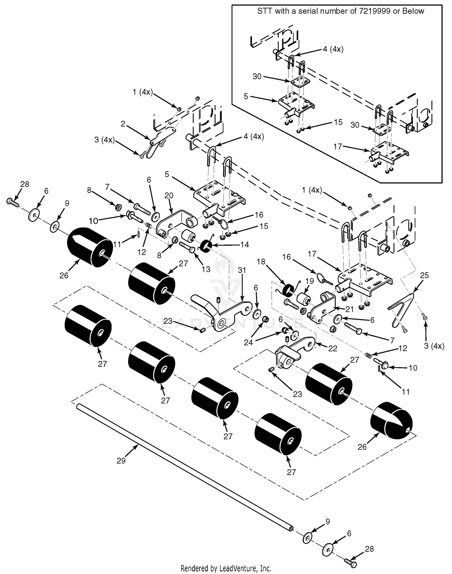 STT / STTII Striper Assembly