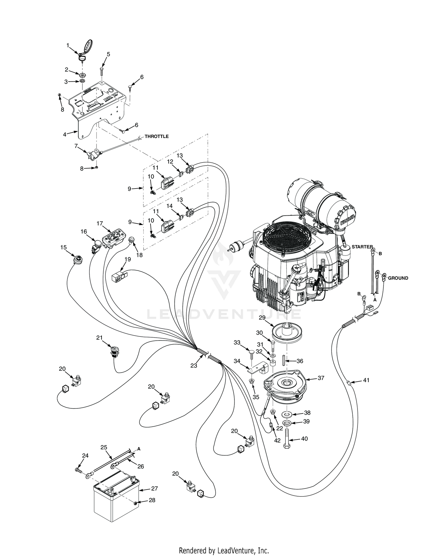 ELECTRICAL SYSTEM - KOHLER EFI / YAMAHA EFI