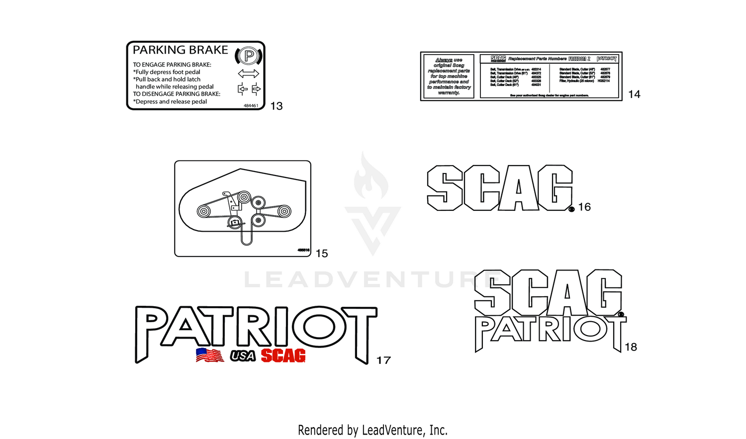 REPLACEMENT DECALS AND INFORMATION PLATES Part 2