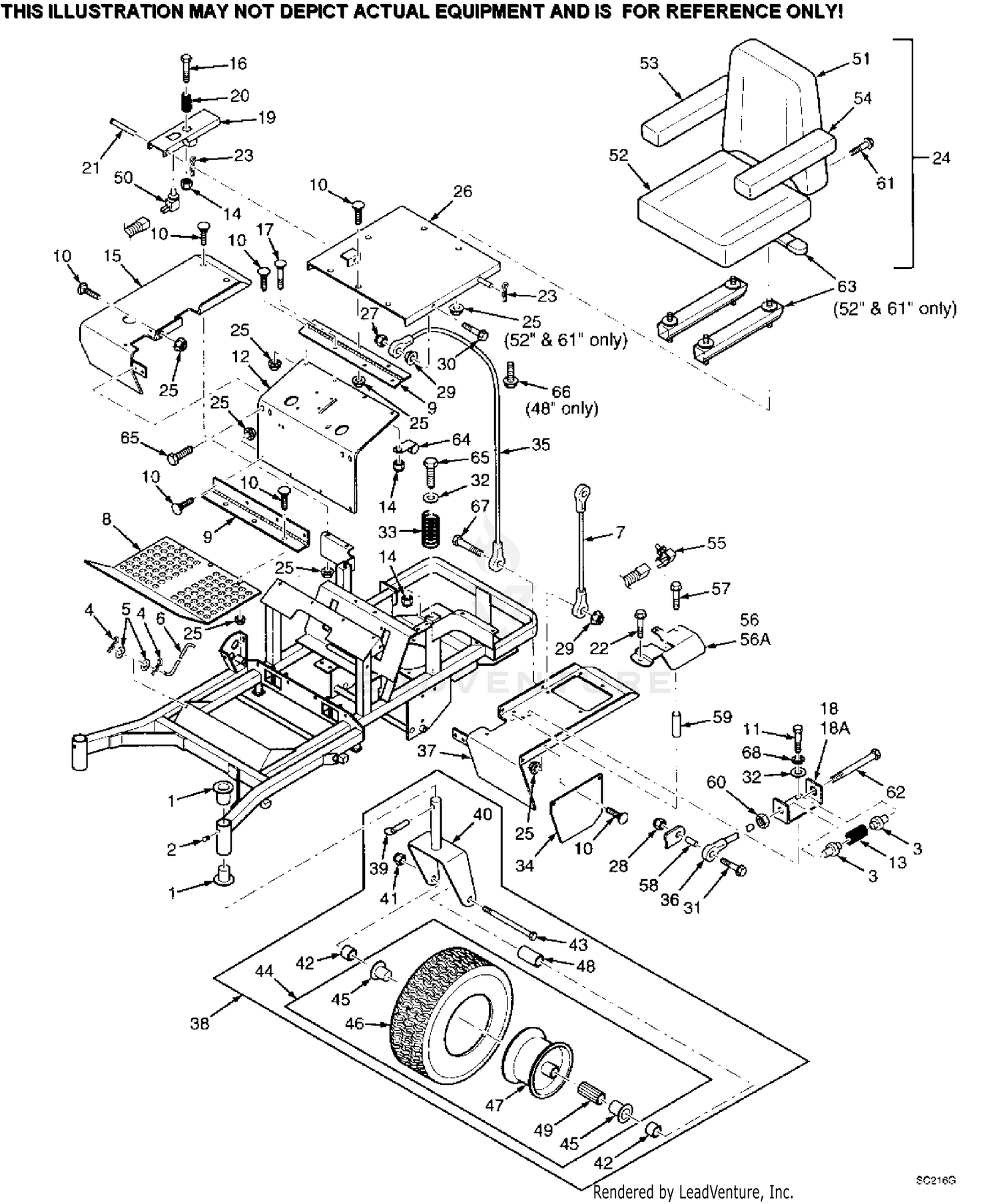 SHEET METAL COMPONENTS 48"