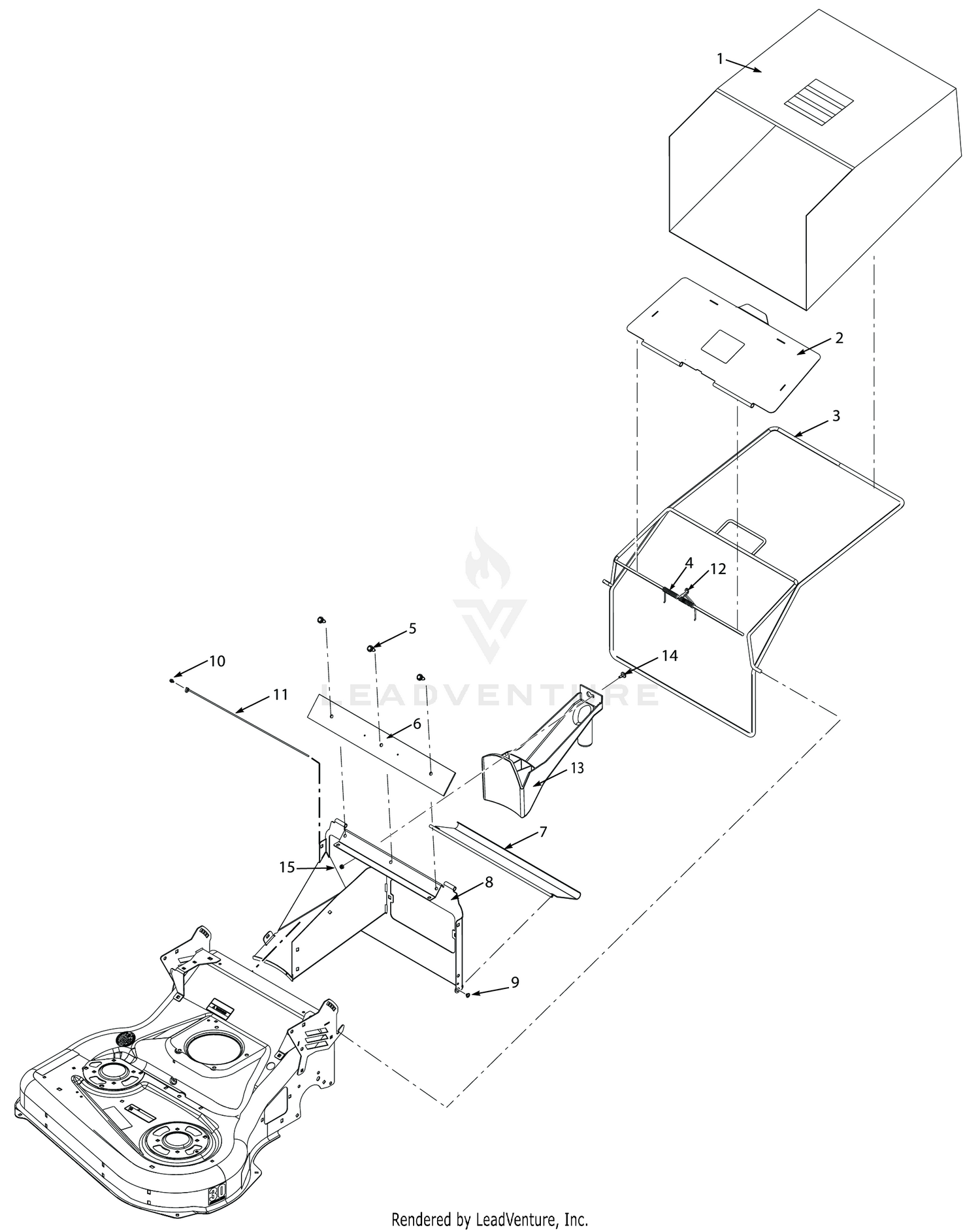 BAG AND REAR DOOR COMPONENTS