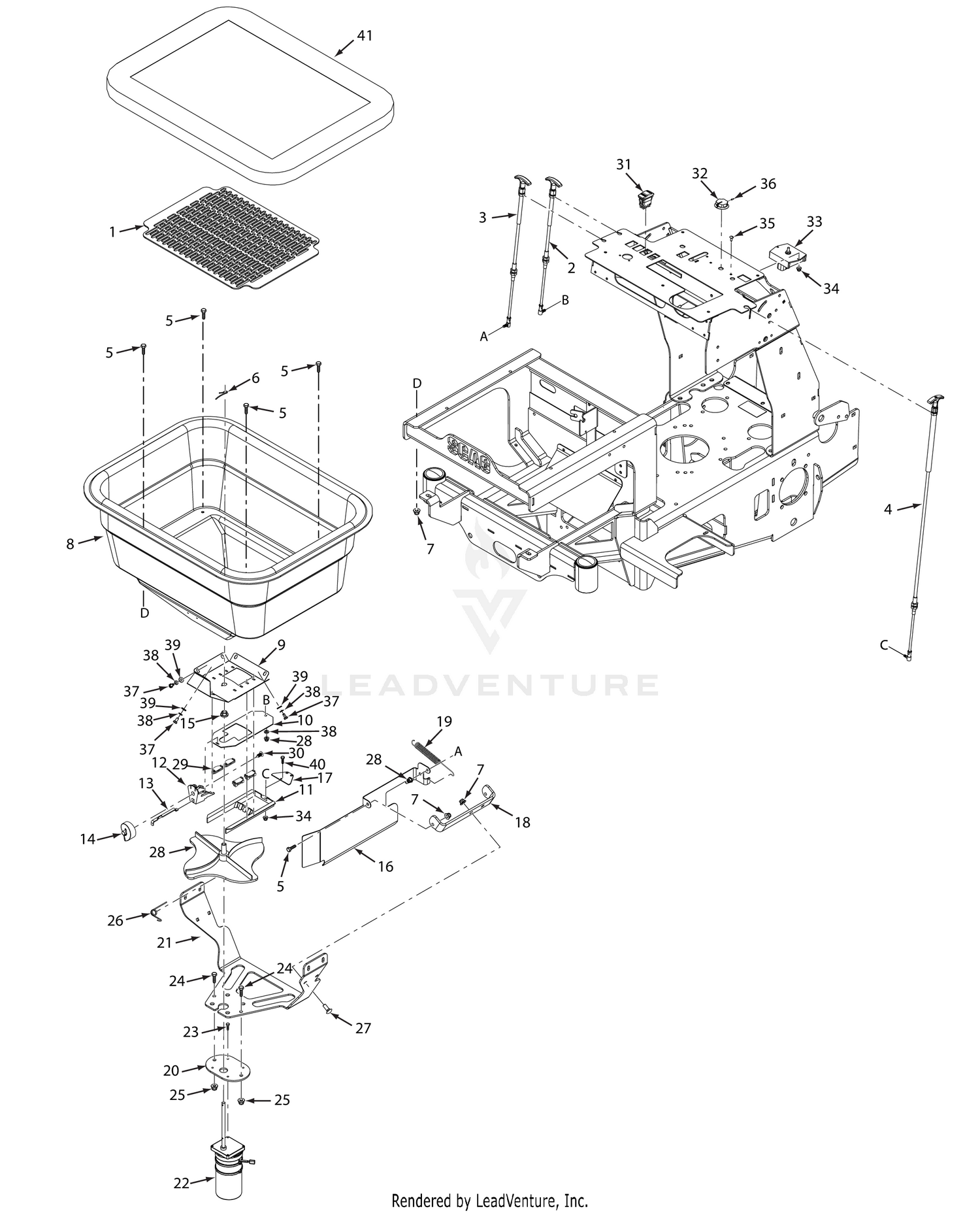 120# HOPPER ASSEMBLY