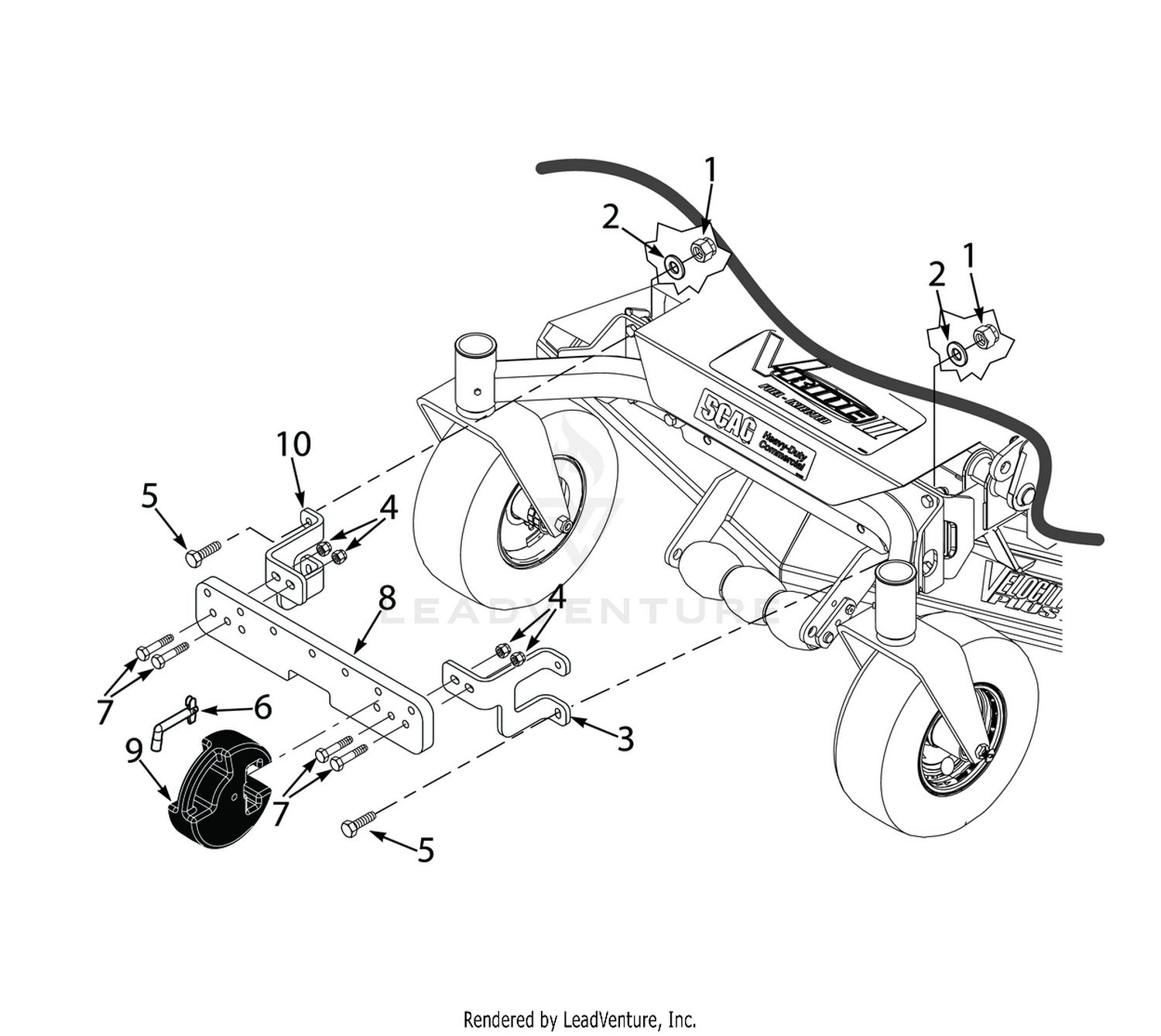 GC-VRII FRONT WEIGHT COMPONENTS