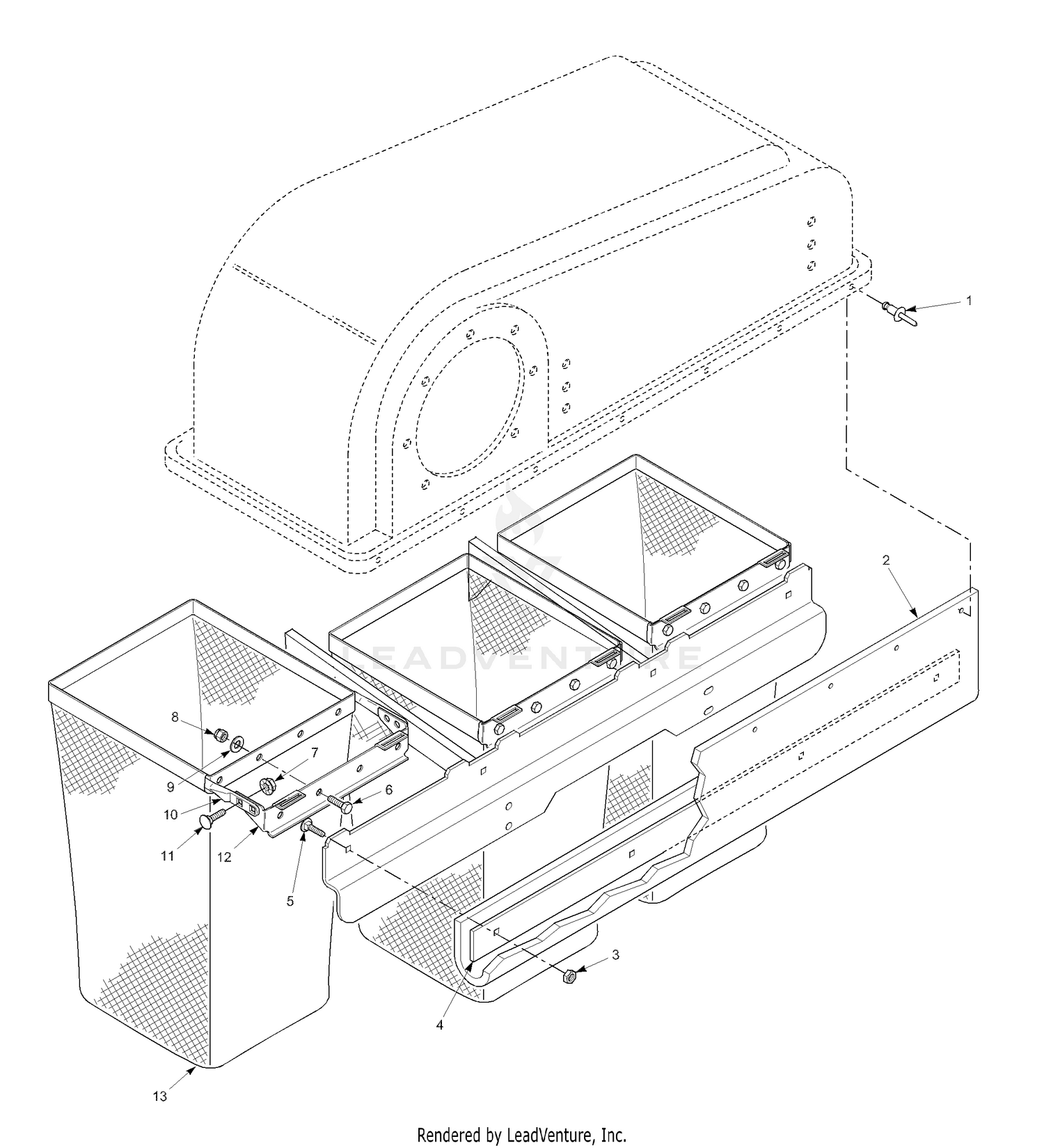 GC-STT Bag Support Bracket And Seal