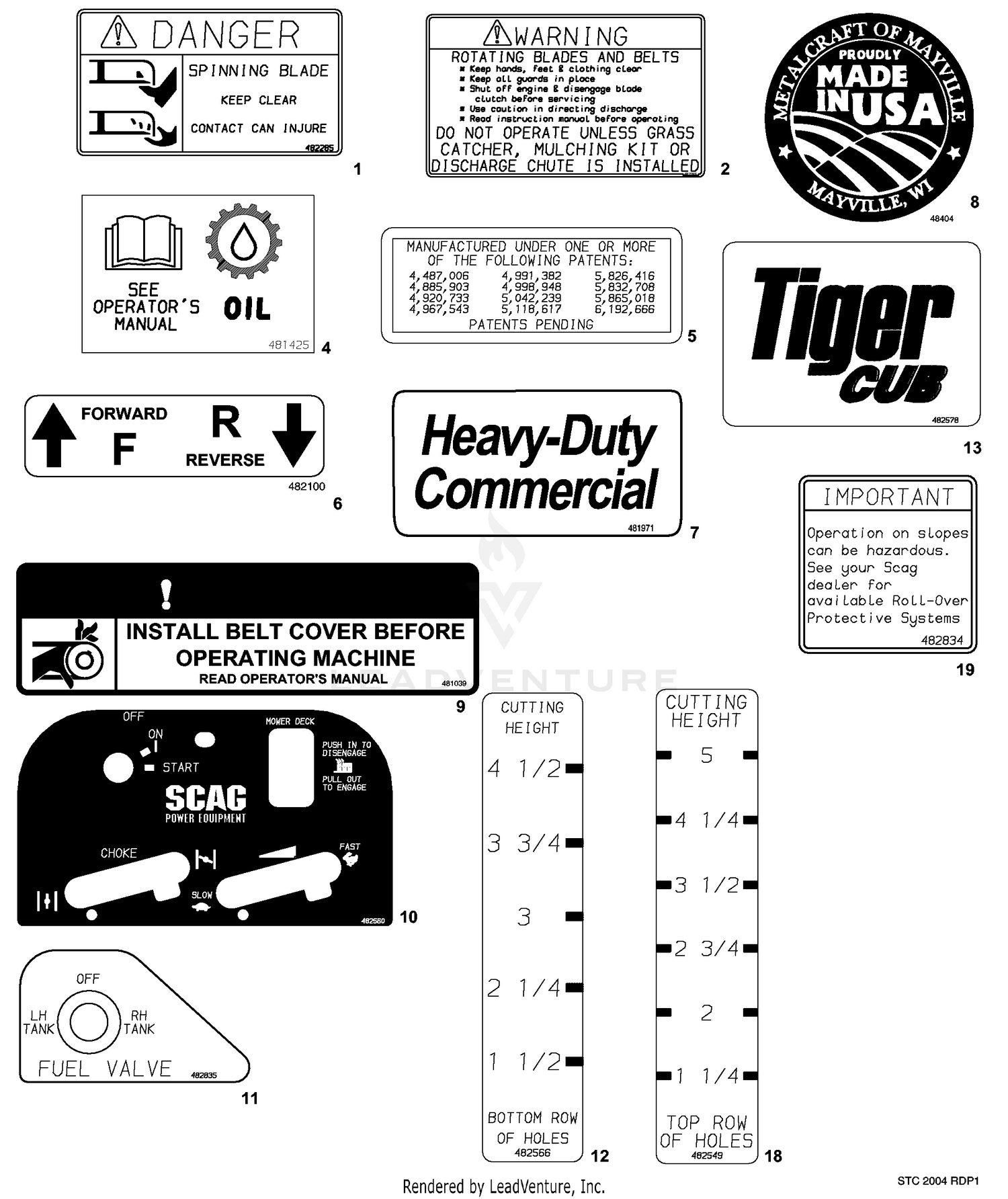 Replacement Decals And Information Plates (Part 1)