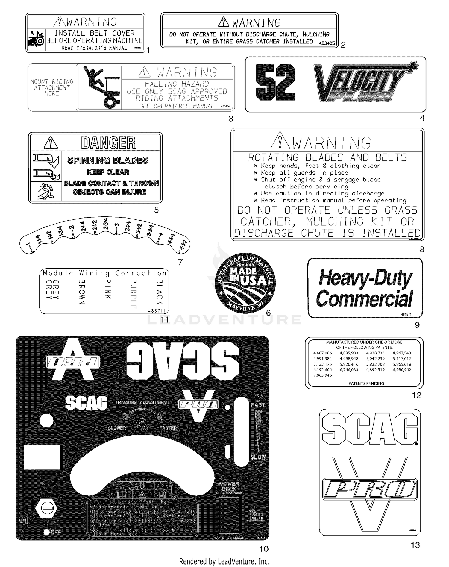 Replacement Decals And Information Plates (Part 1)