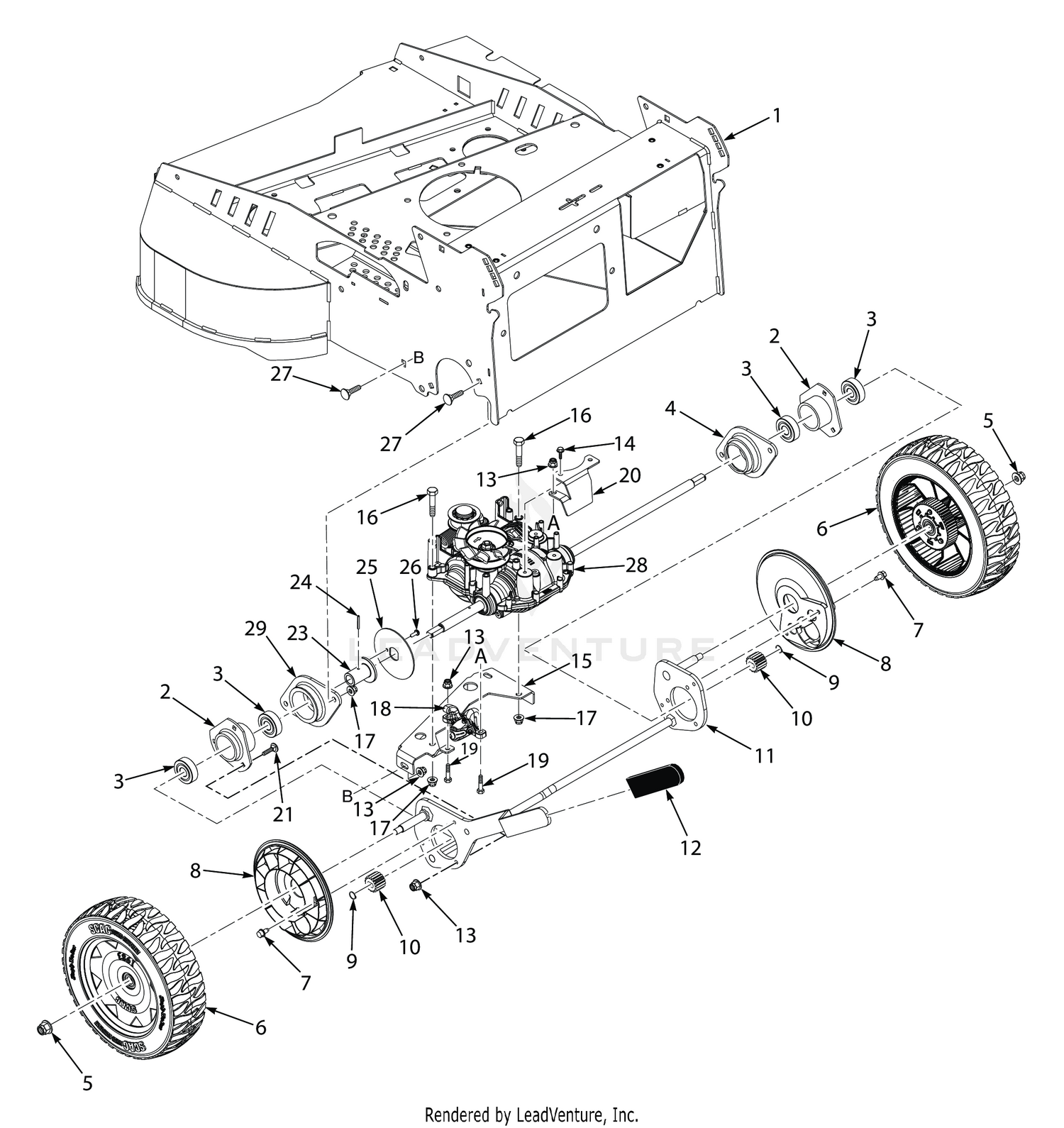 REAR DRIVE SYSTEM COMPONENTS