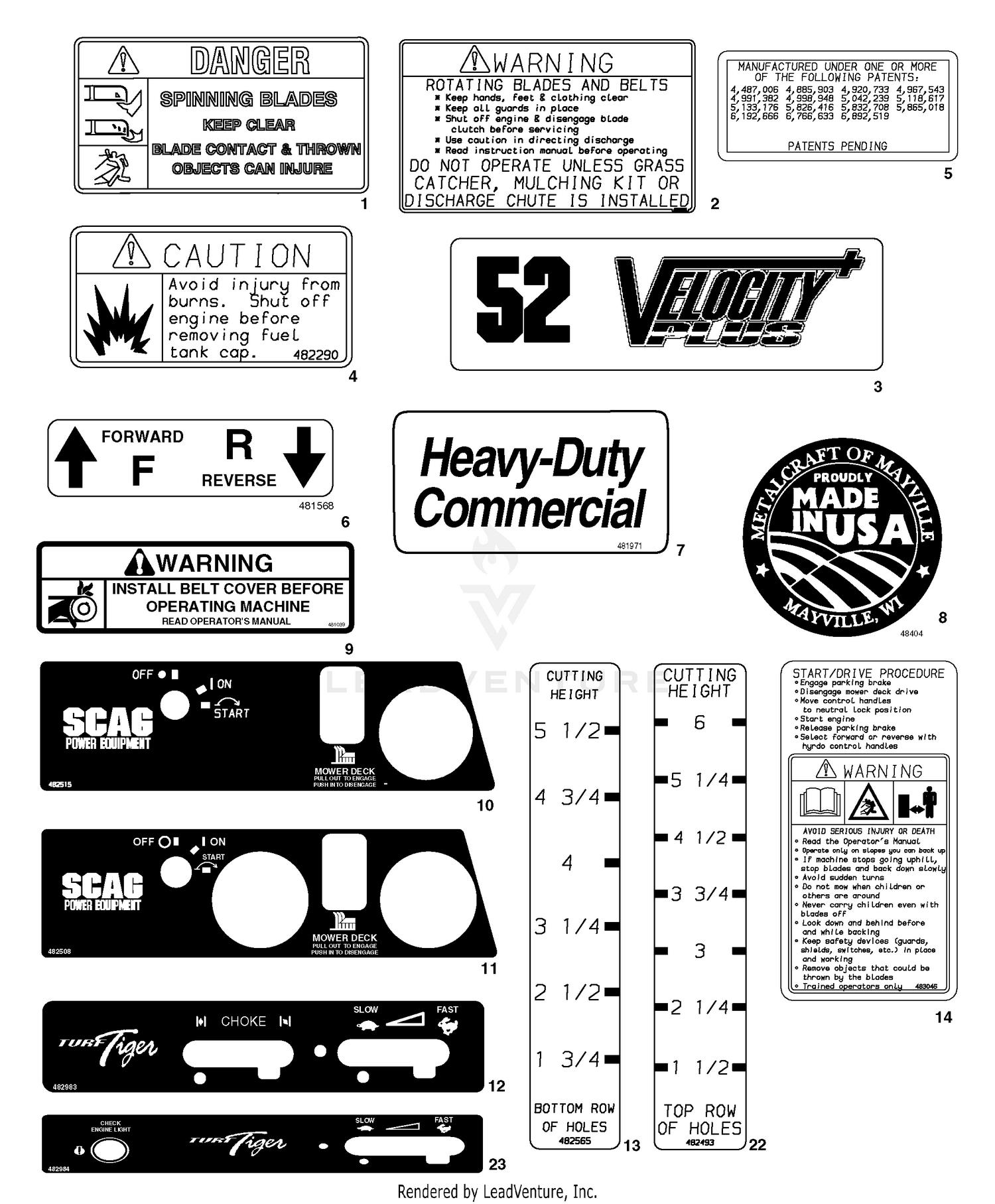 Replacement Decals And Information Plates (Part 1)