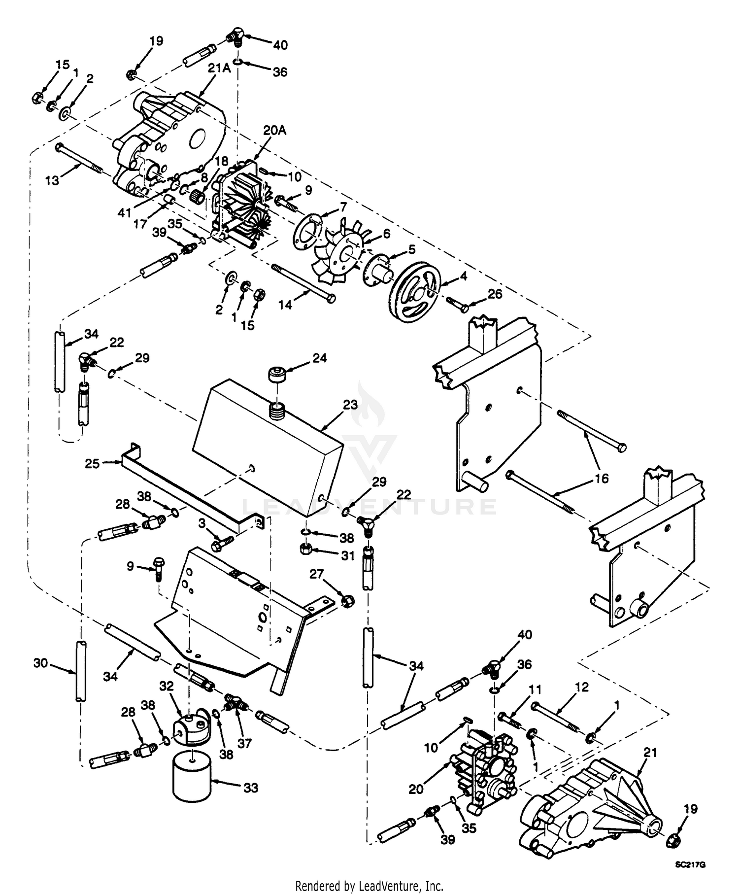 Hydraulic Components 48", 52", & 61"