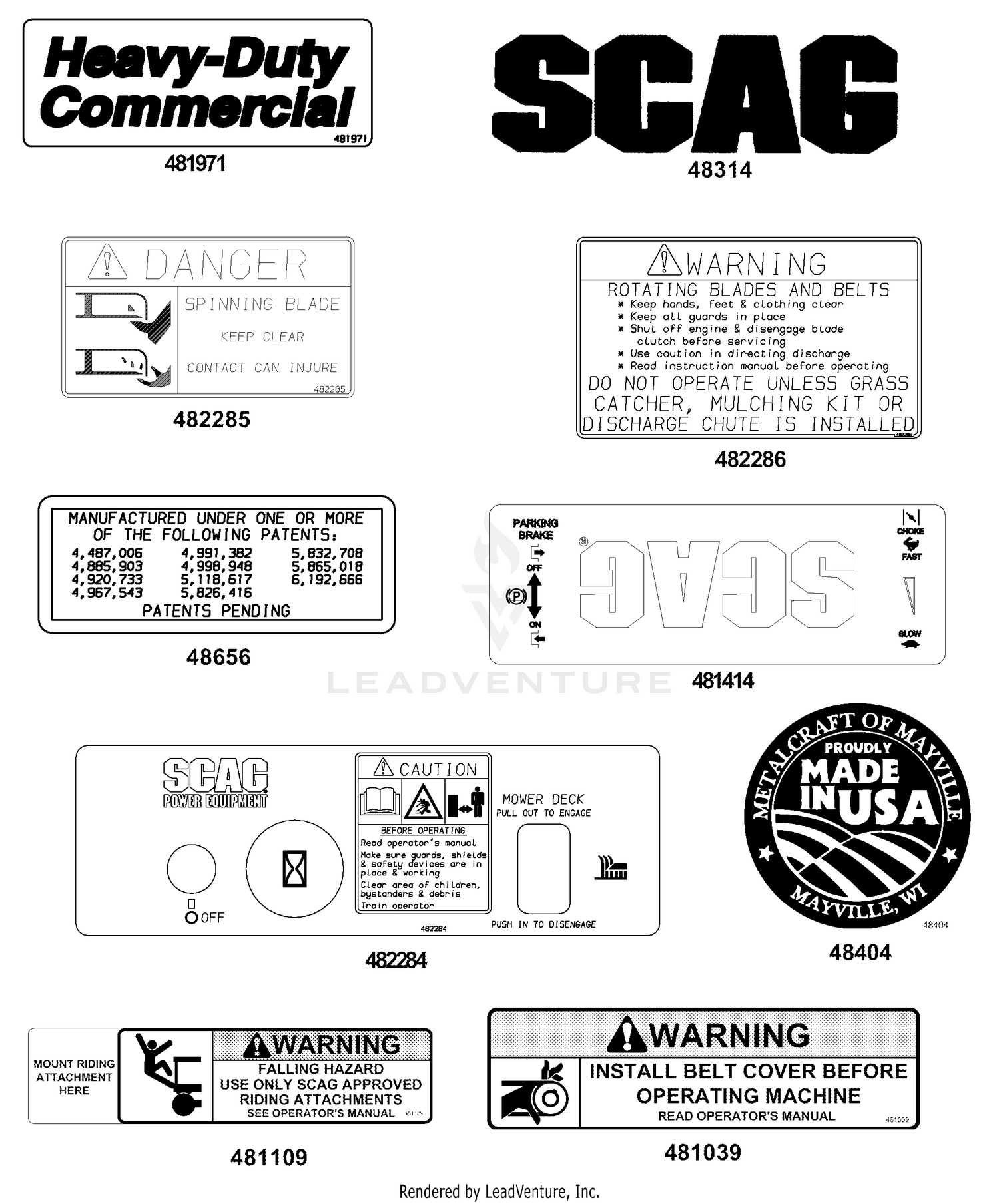 Replacement Decals & Information (Part 1)