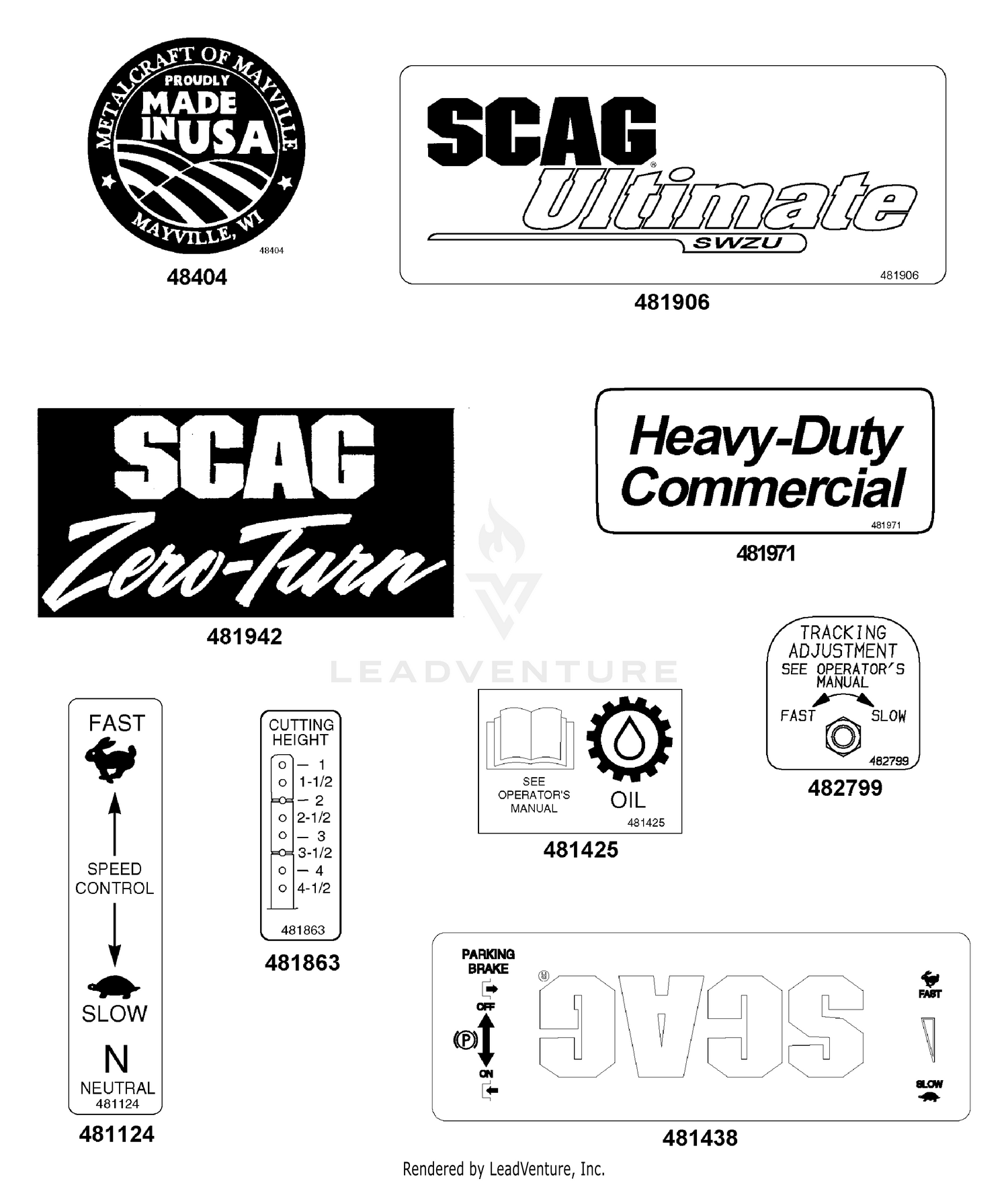 Replacement Decals & Information (Part 2)