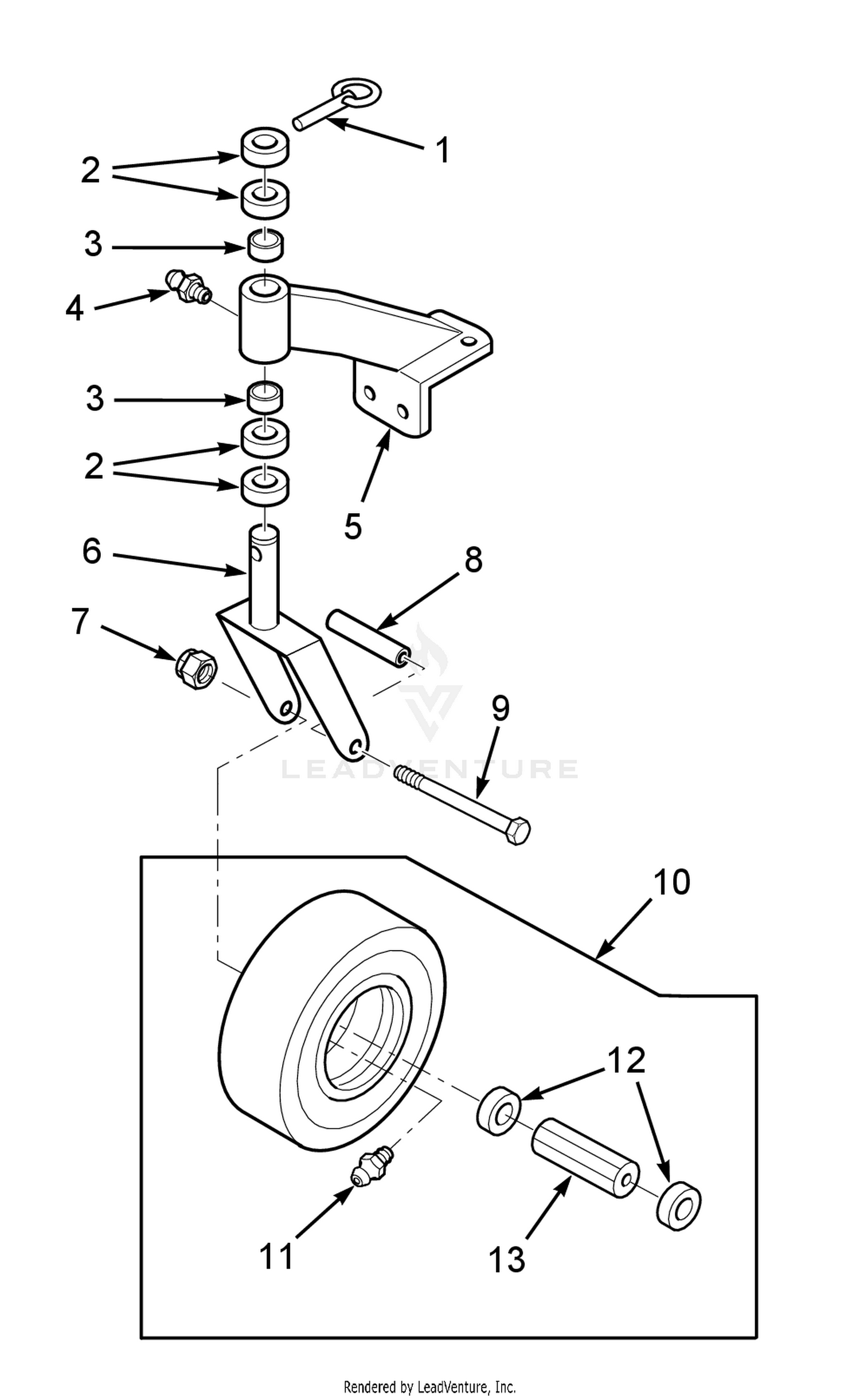 CASTER ASSEMBLY