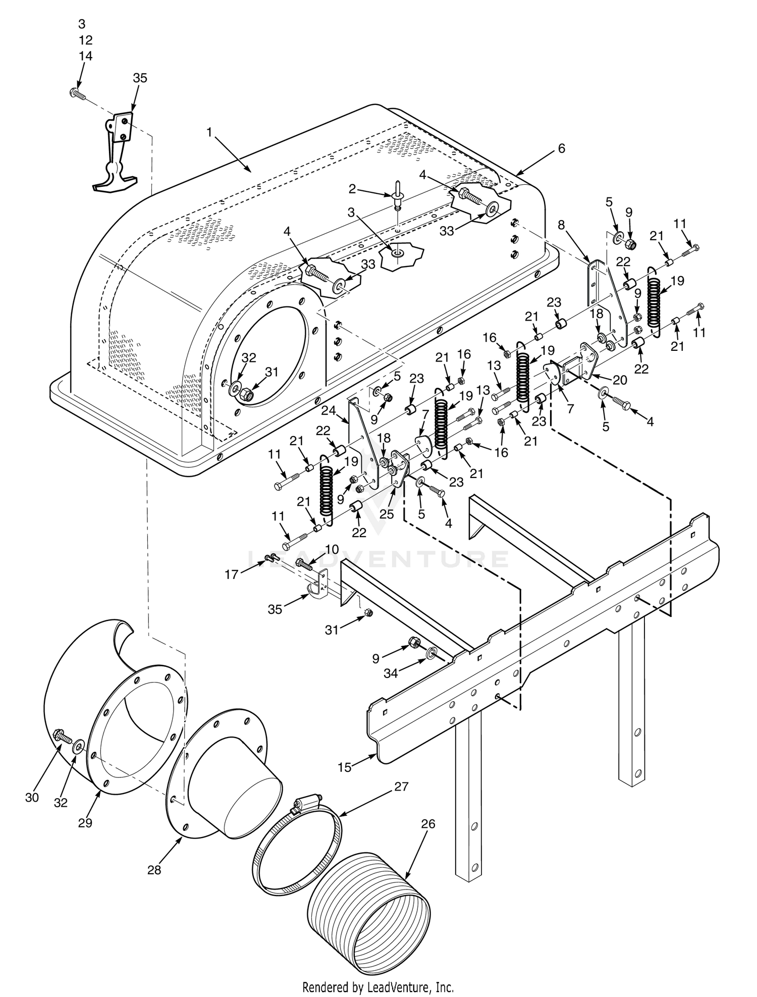GC-3B HOOD COMPONENTS