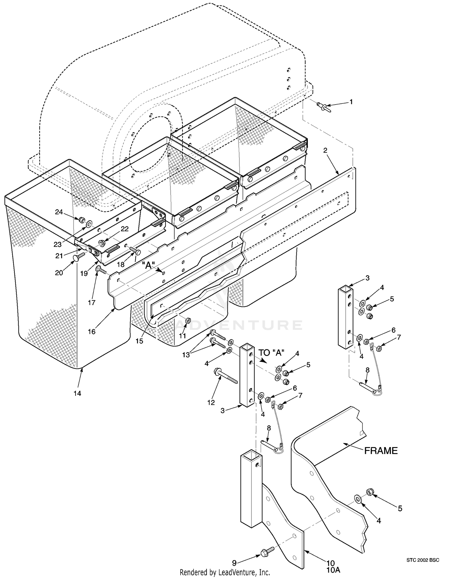 Bucket Support Components (Lower)