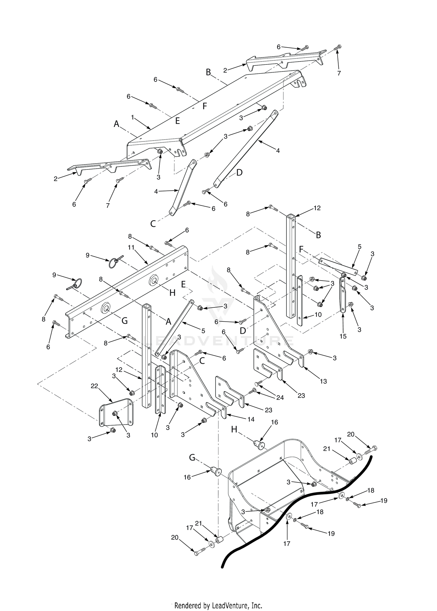 GC-CS STC HOPPER SUPPORT COMPONENTS
