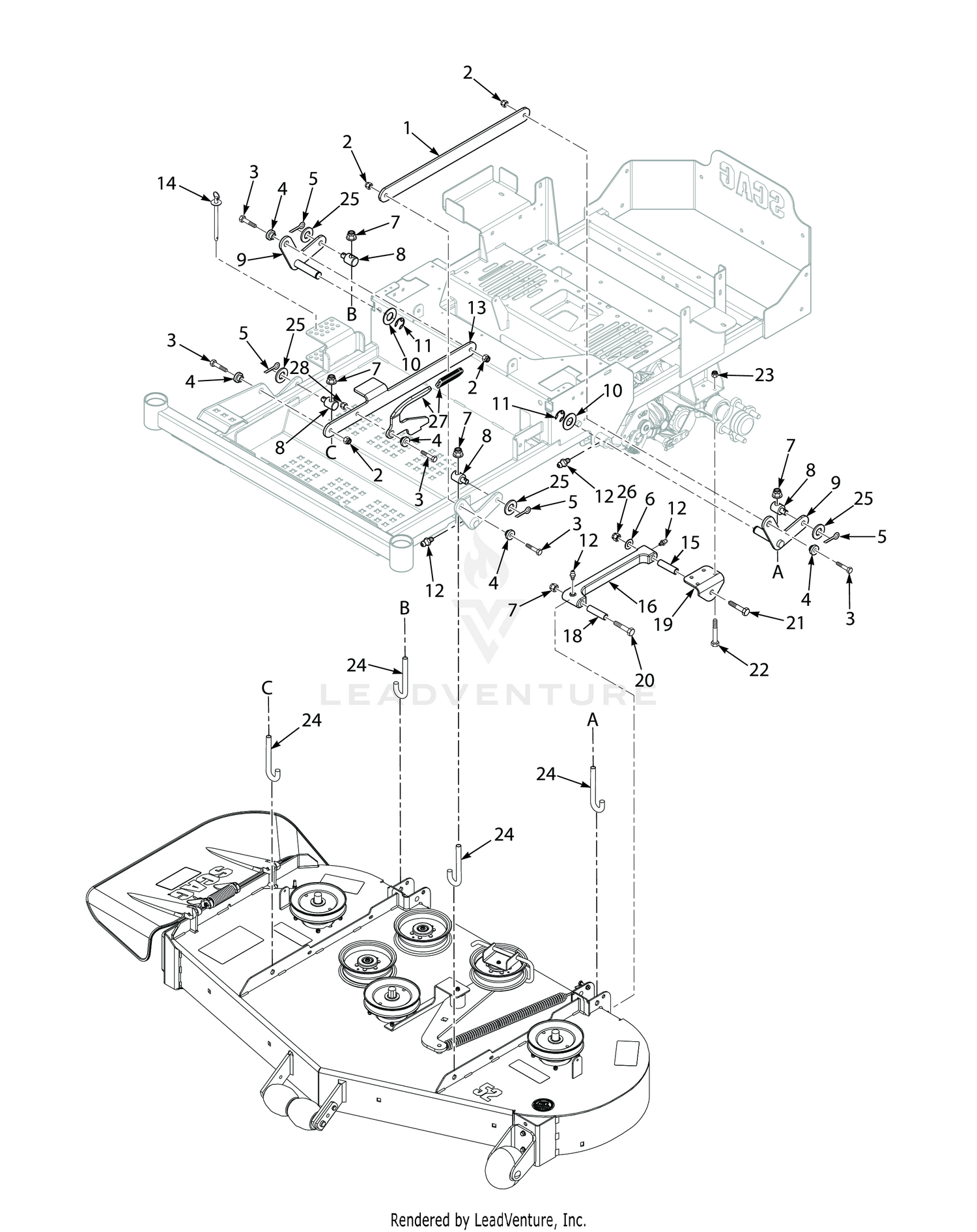 48H, 52H & 61H CUTTER DECK CONTROLS