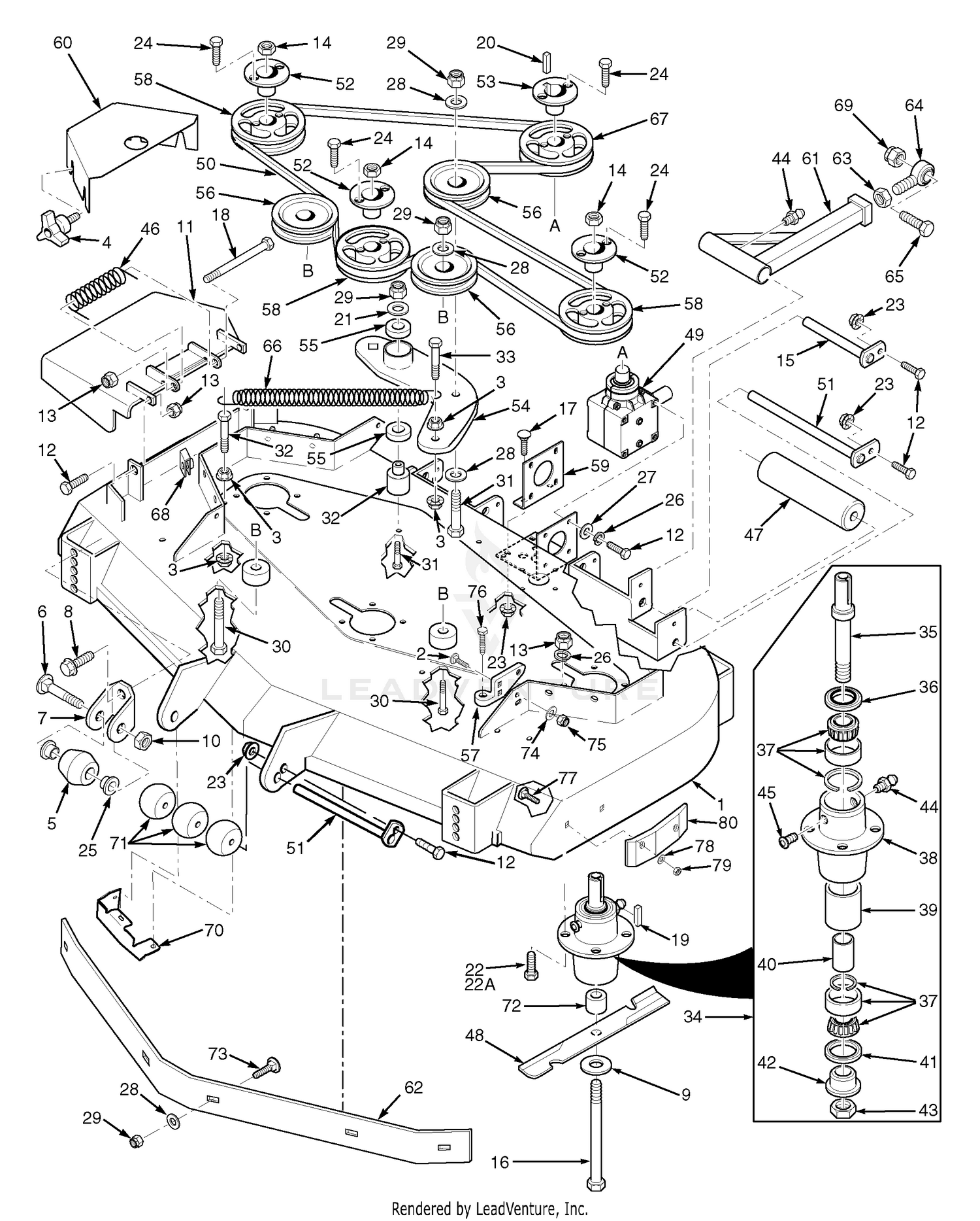 Cutter Deck 72A