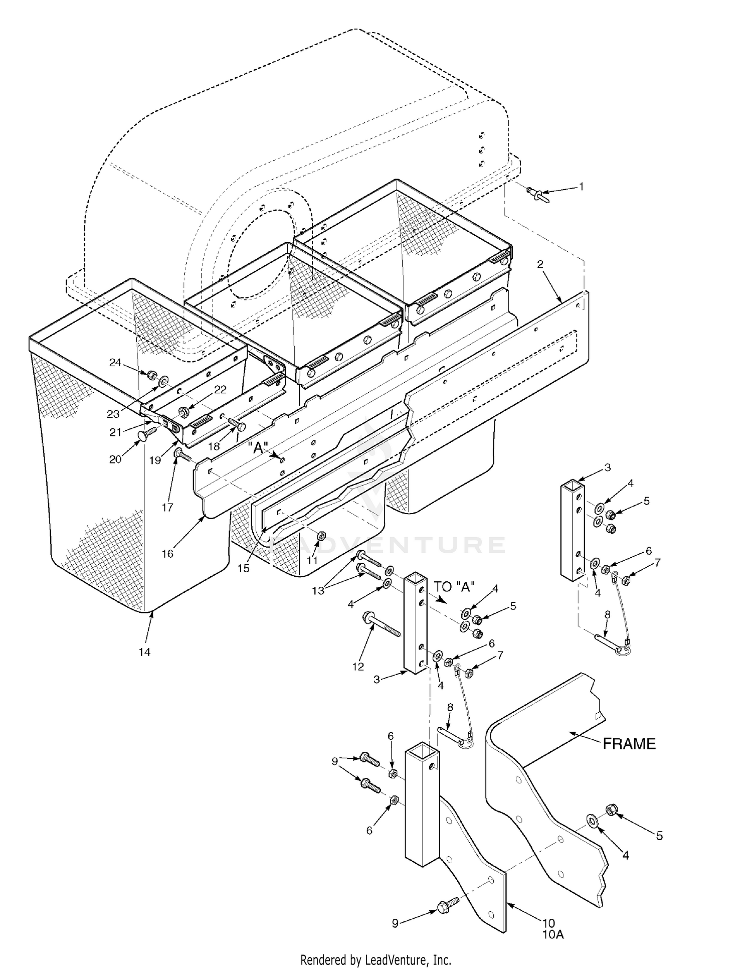 Bucket Support Components (Lower)