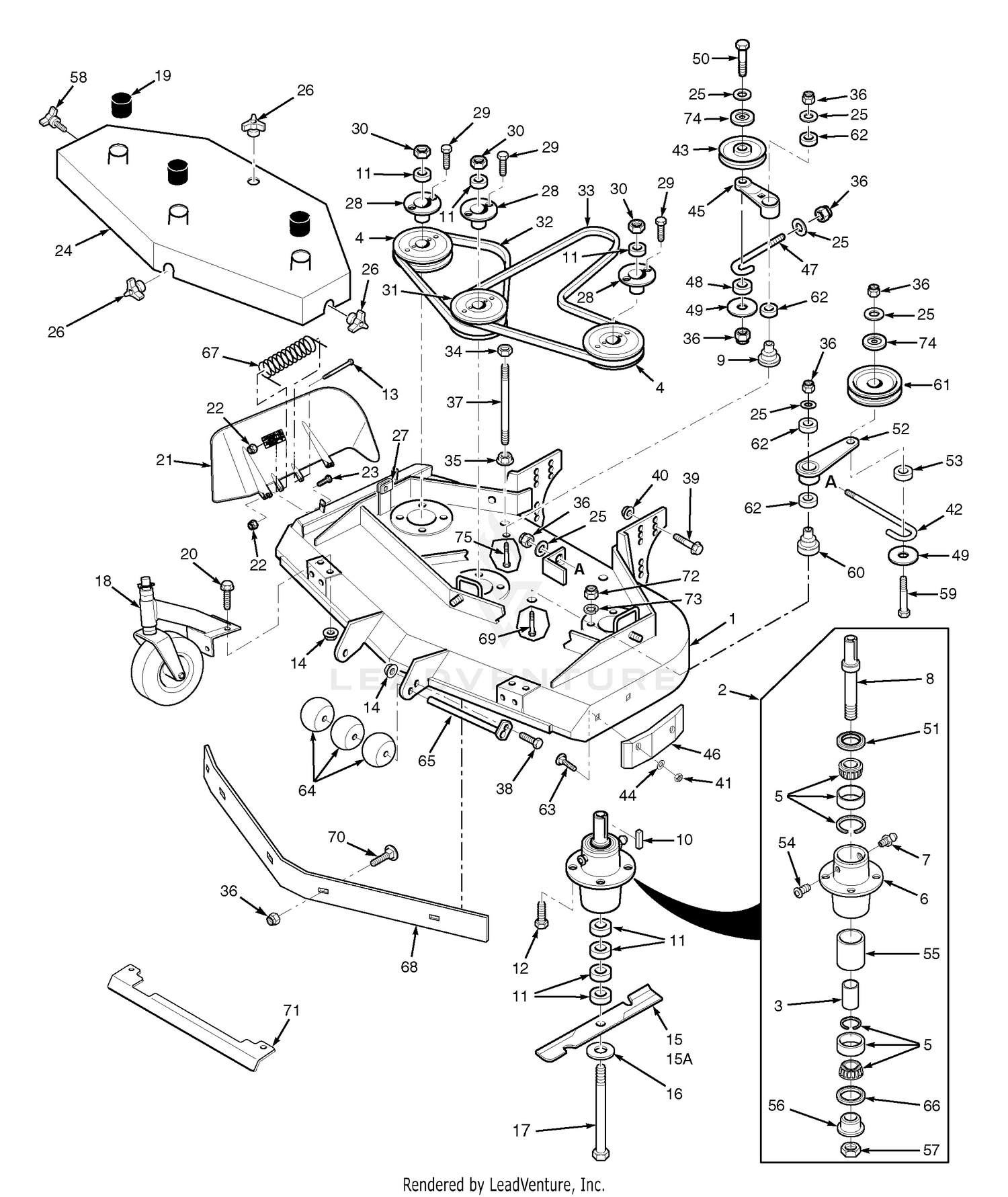Cutter Deck 48V"
