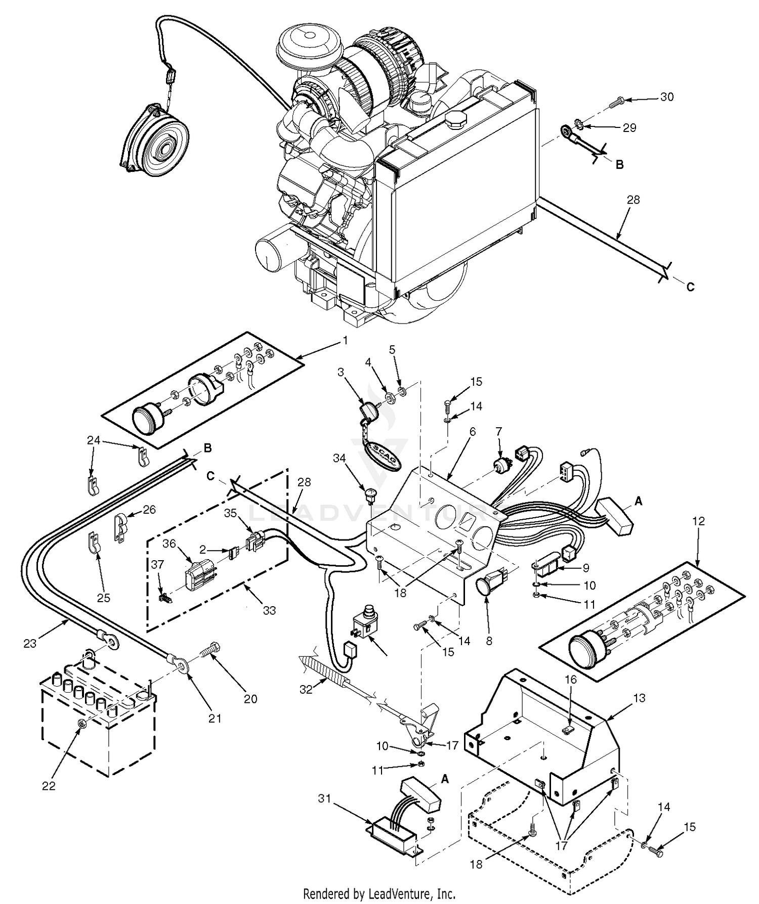 Electrical System (31HP-EFI Kohler)