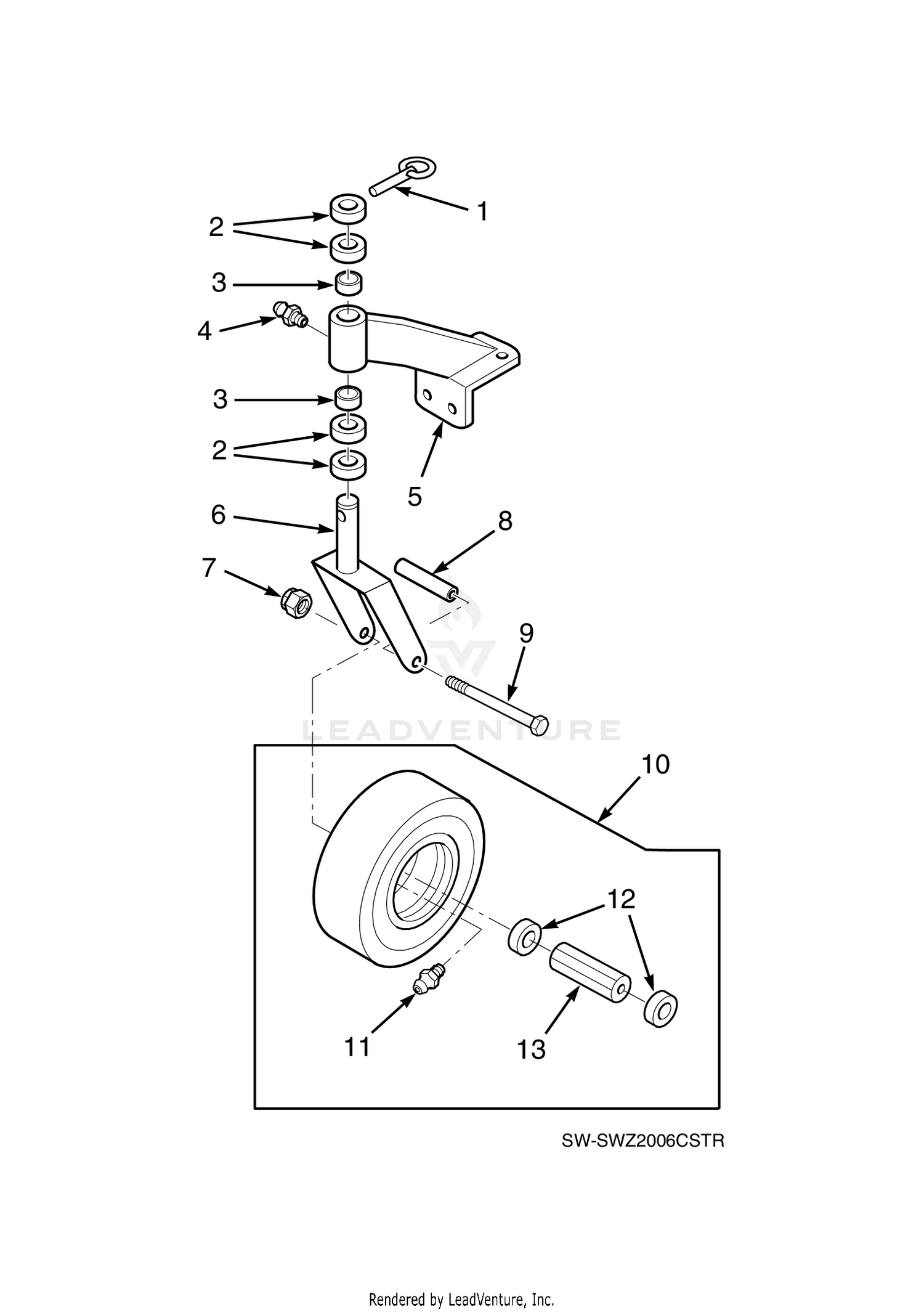 CASTER ASSEMBLY