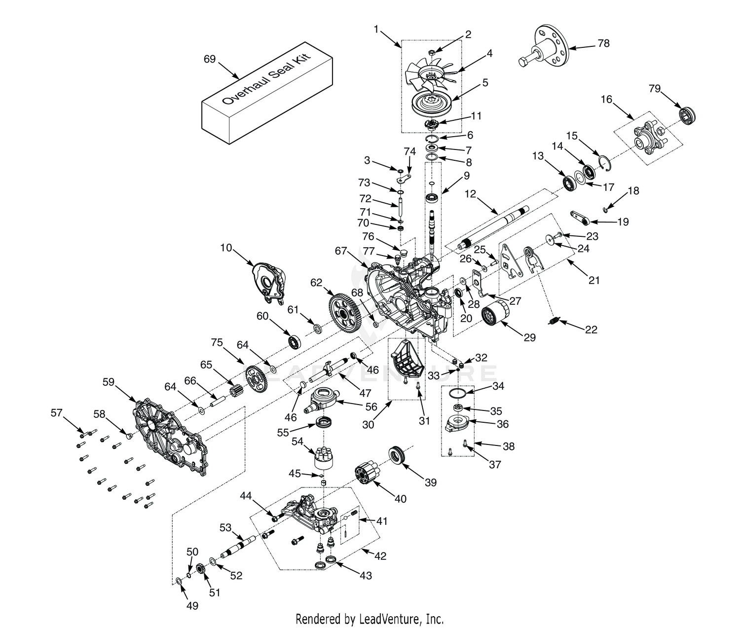 ZT-3400 HYDRAULIC AXLE ASSEMBLY