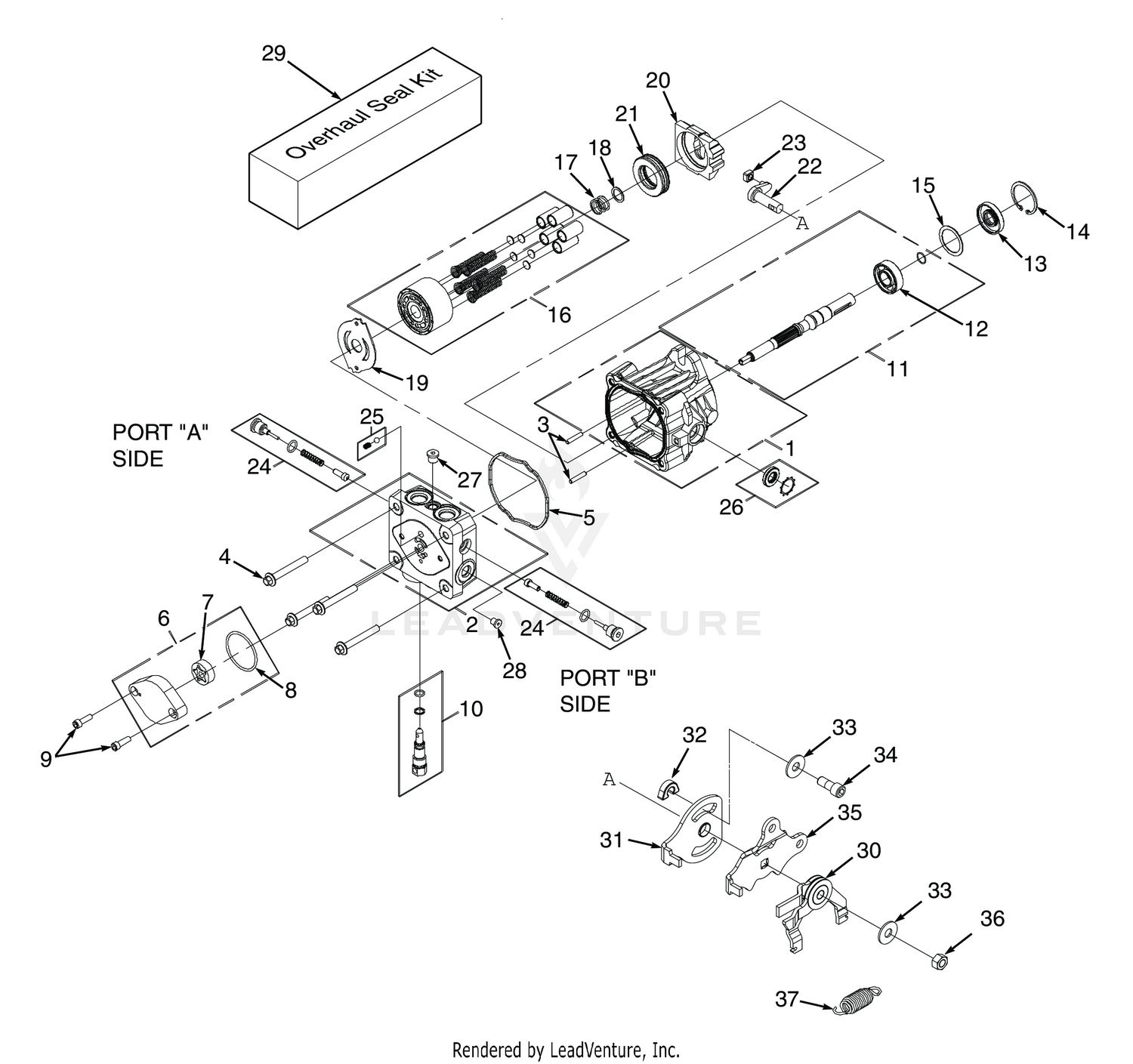 SVRII-36A HYDRAULIC PUMP