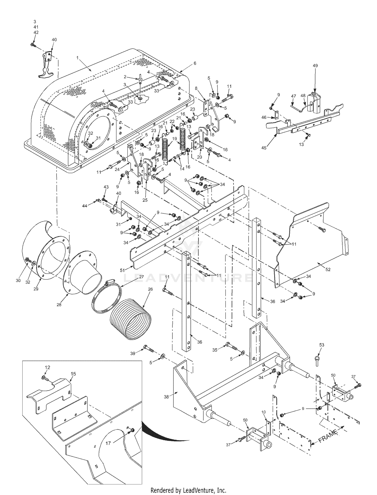 GC-STT Bucket Support Components