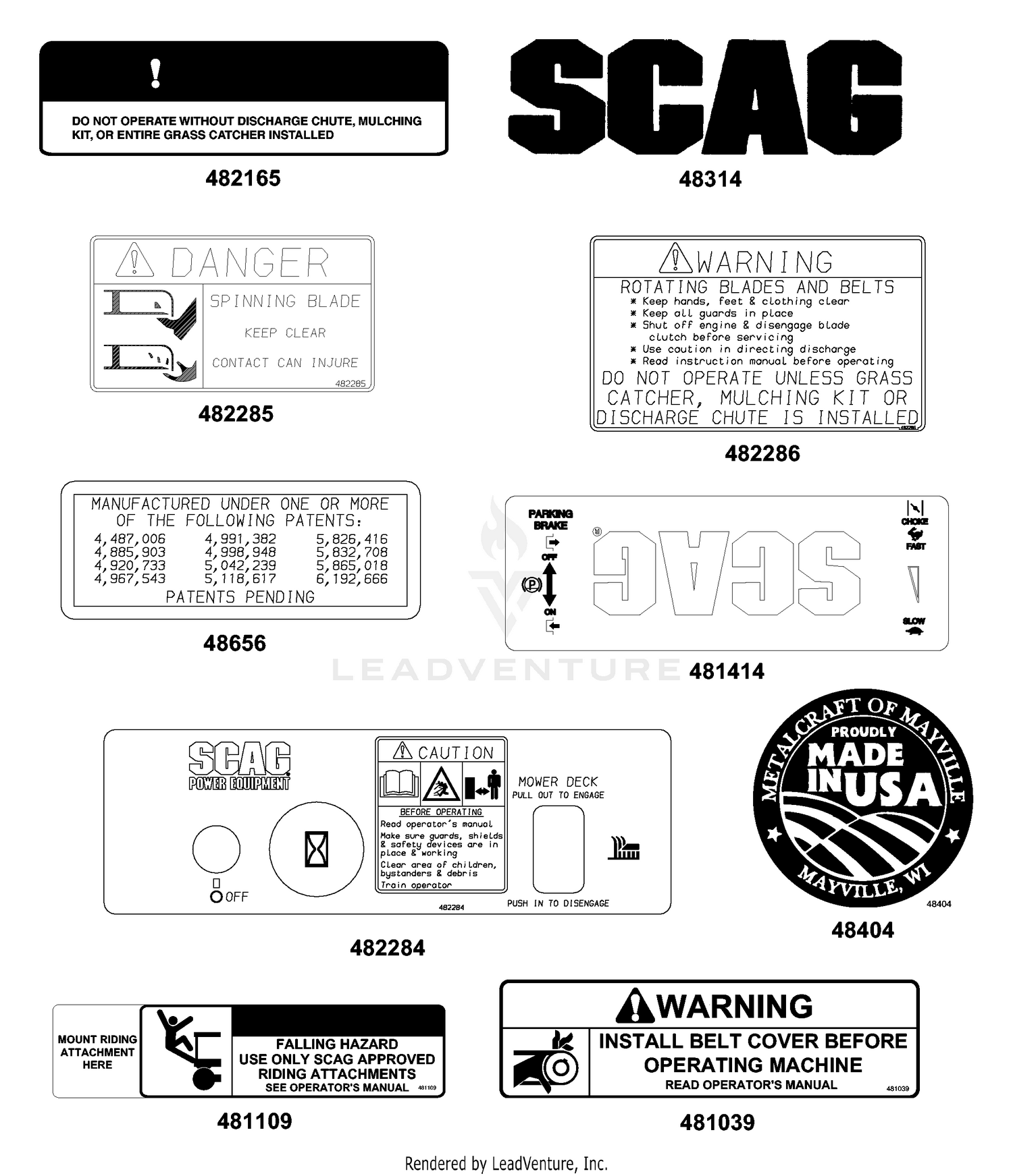 Replacement Decals & Information (Part 1)