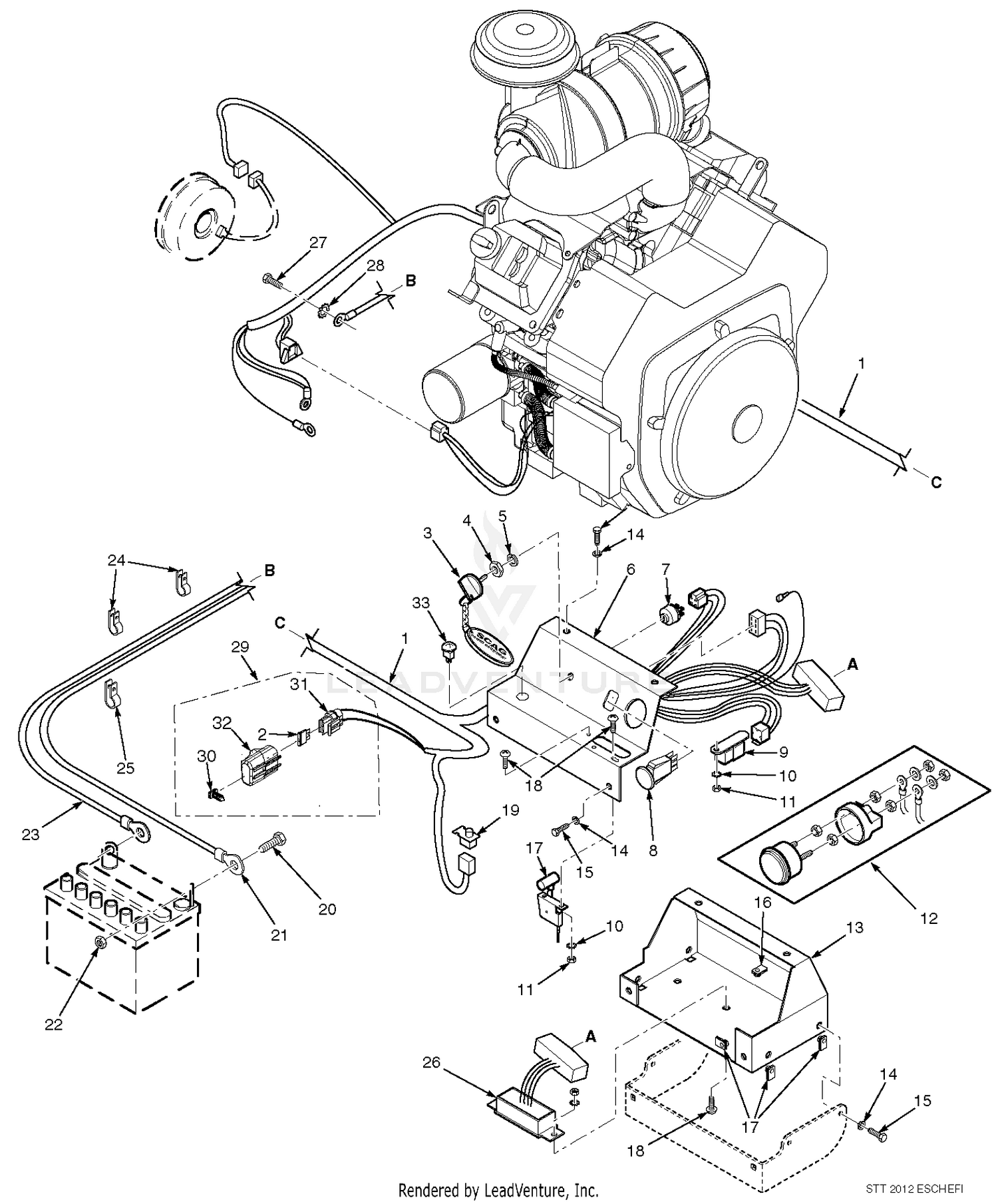 Electrical System - Kohler 29CH-EFI