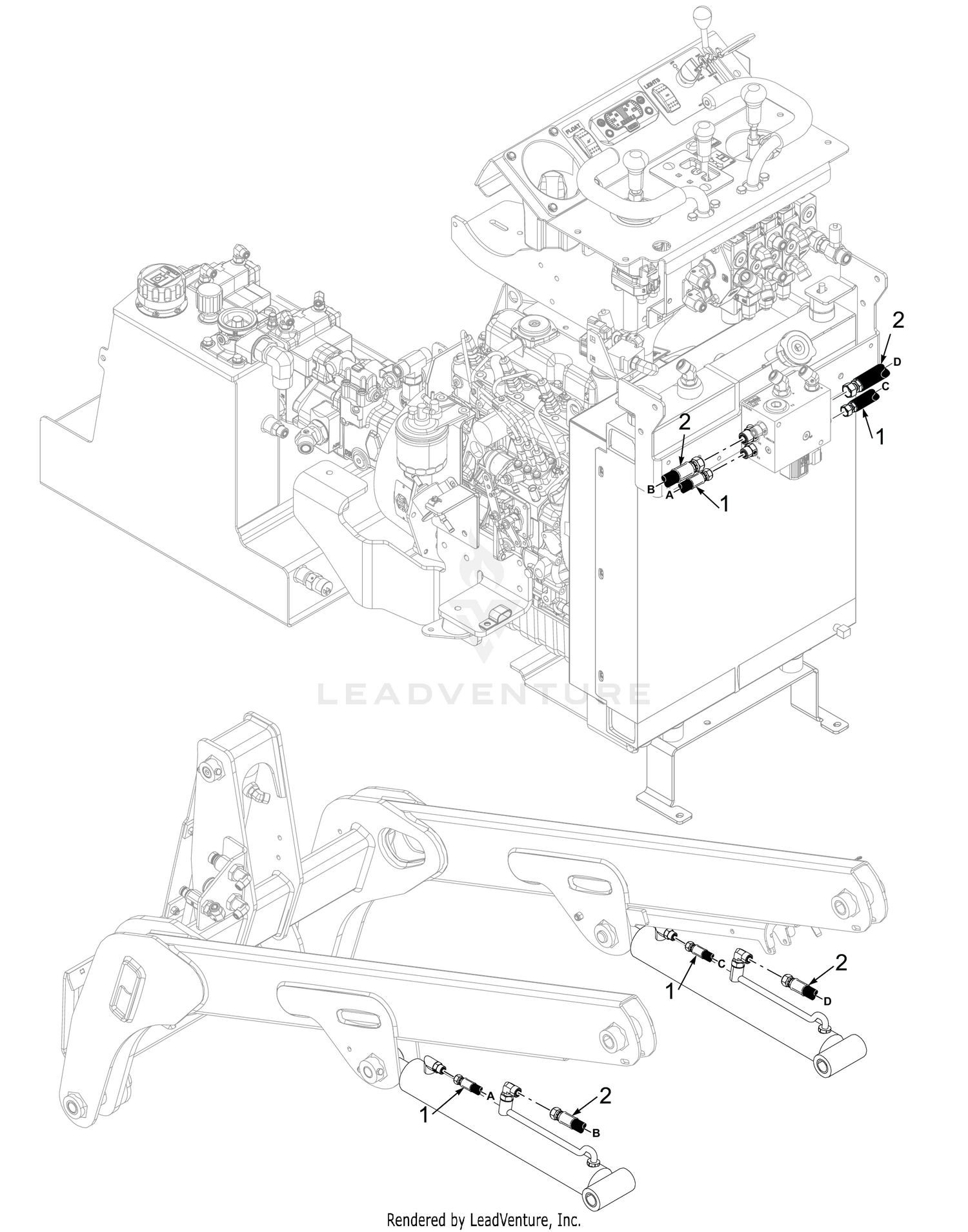LIFT CYLINDER HOSE