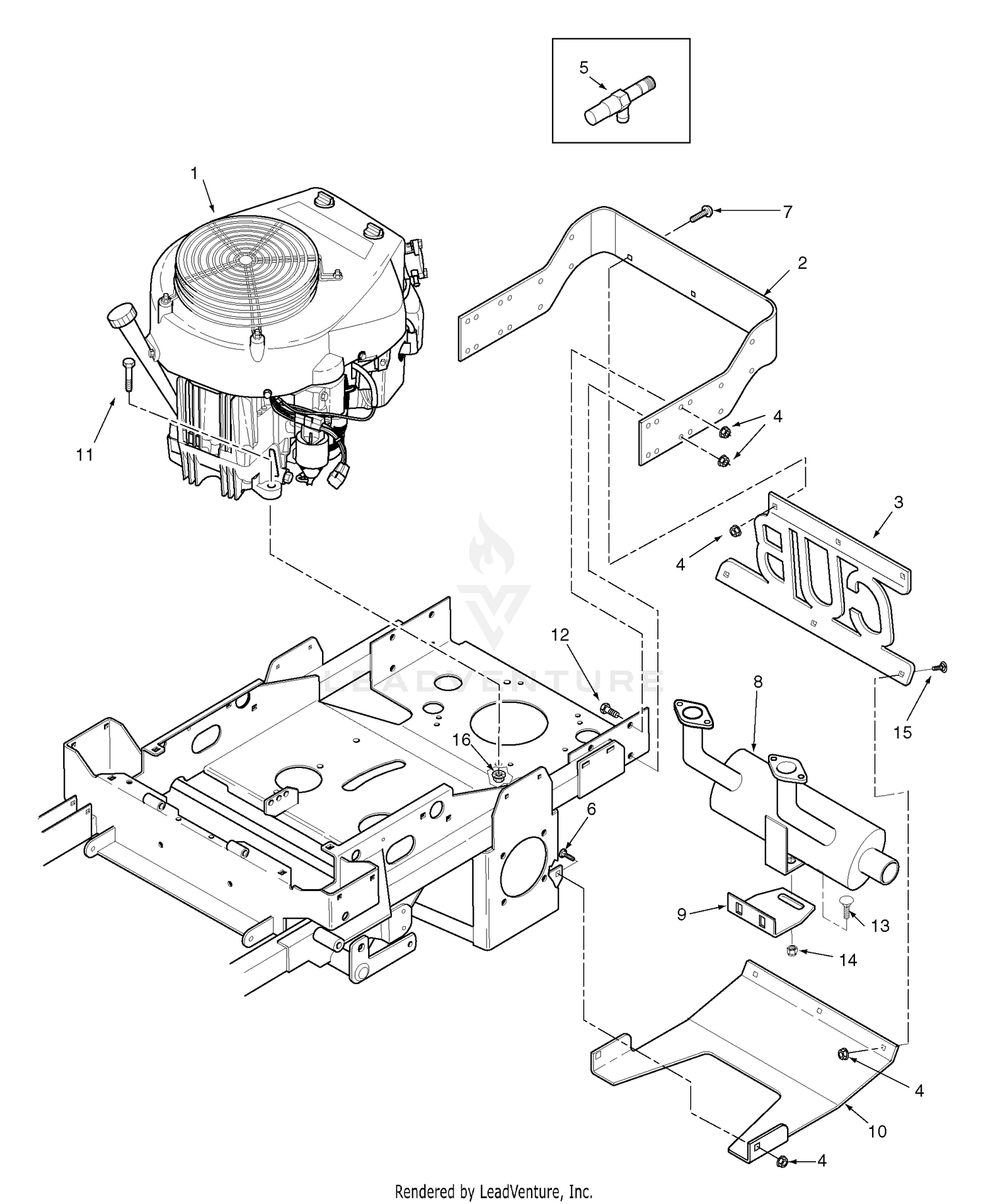Engine And Attaching Parts (Kawasaki)