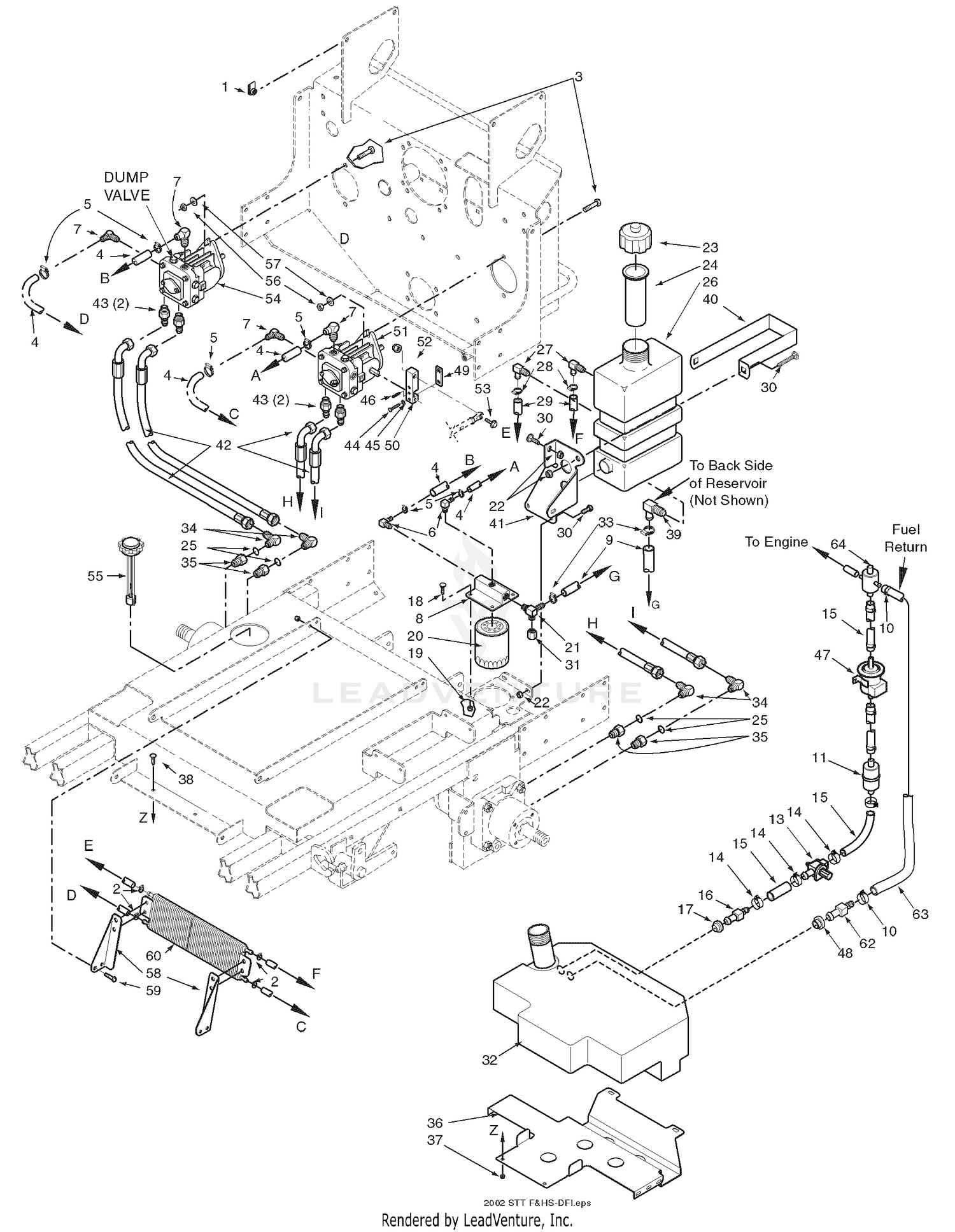 Fuel And Hydraulic System - Kohler 31EFI