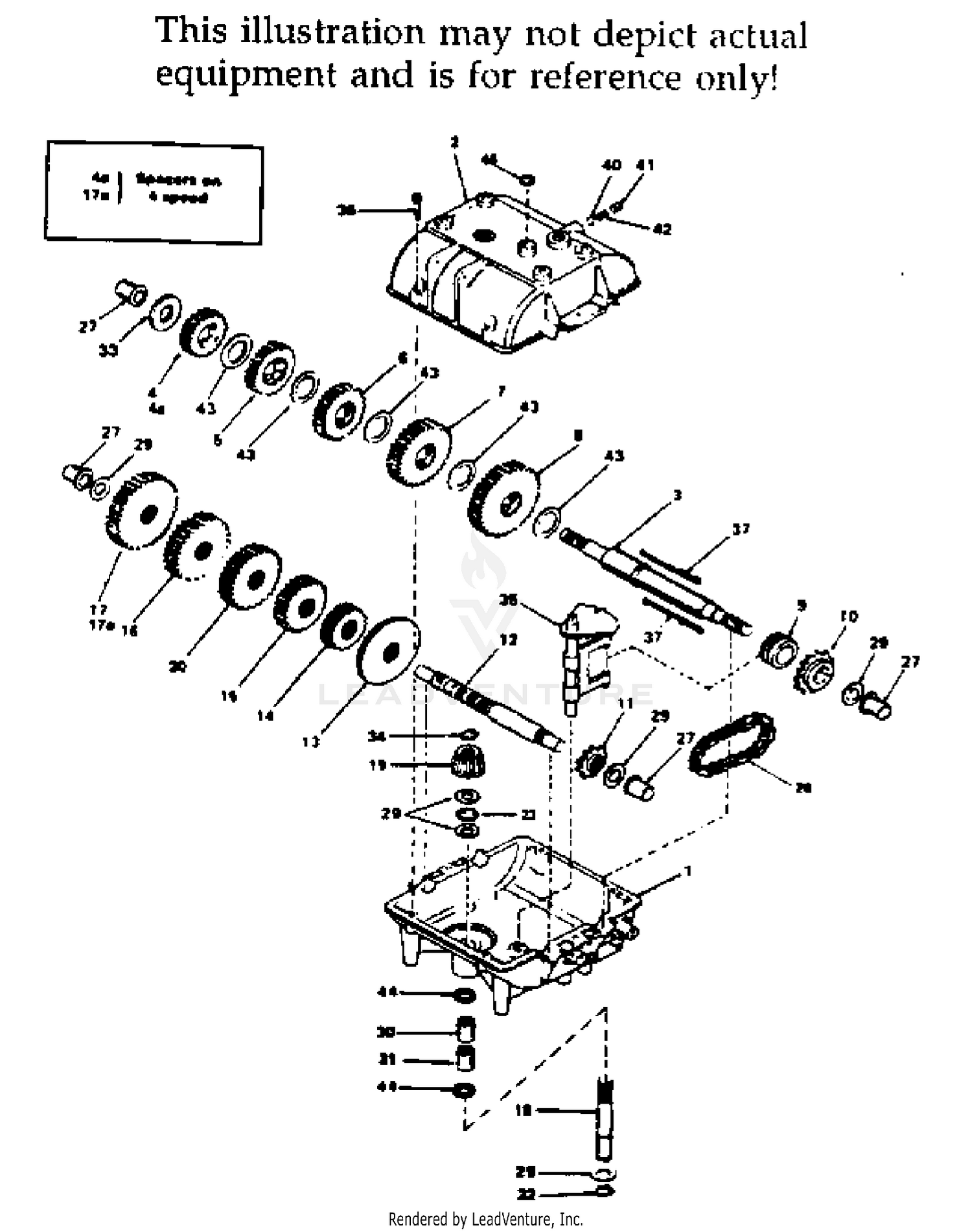 PEERLESS TRANSMISSION MODEL 700-026